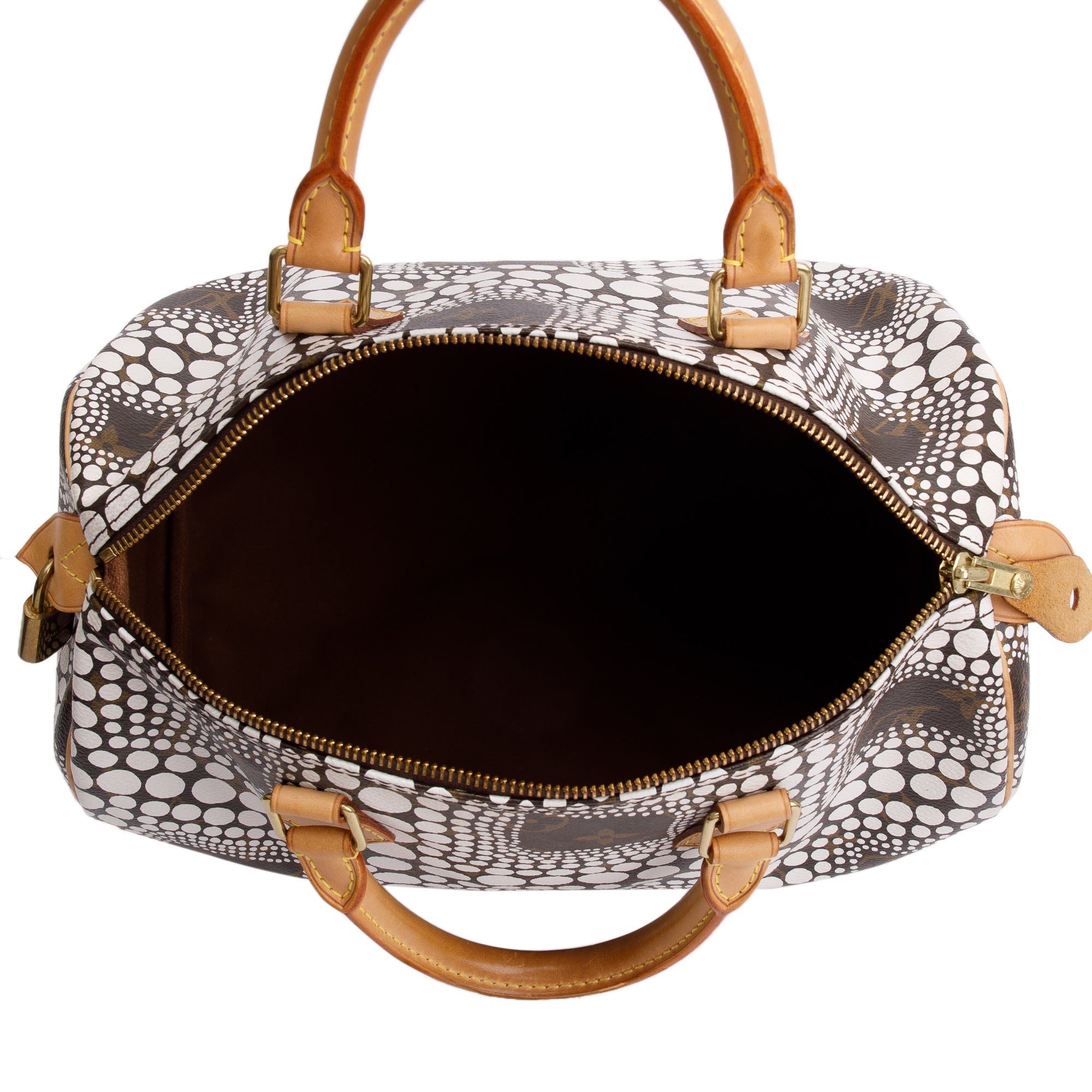 Louis Vuitton x Yayoi Kusama White Monogram Town Speedy 30