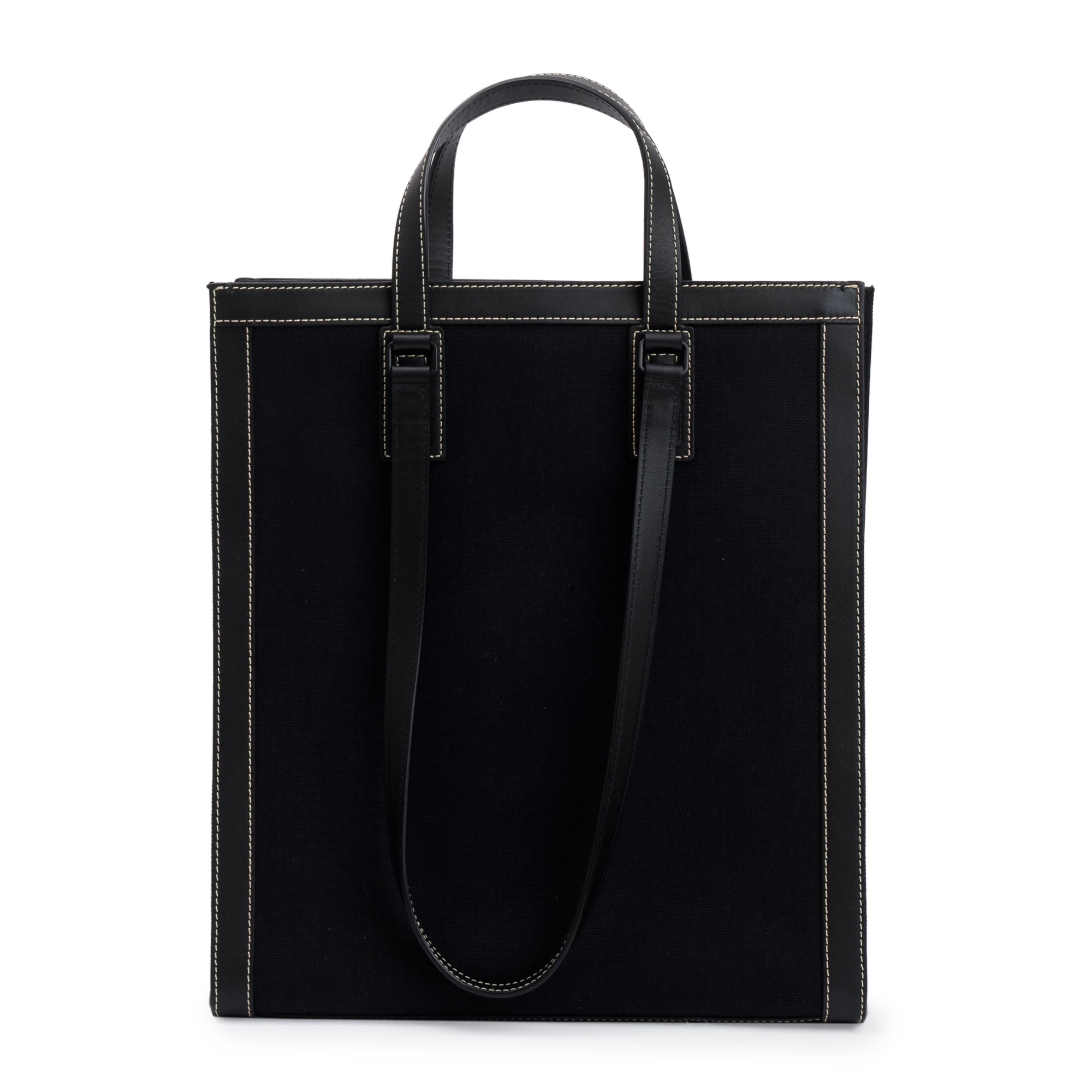 MCM Black Napacot Canvas Klassik Tote