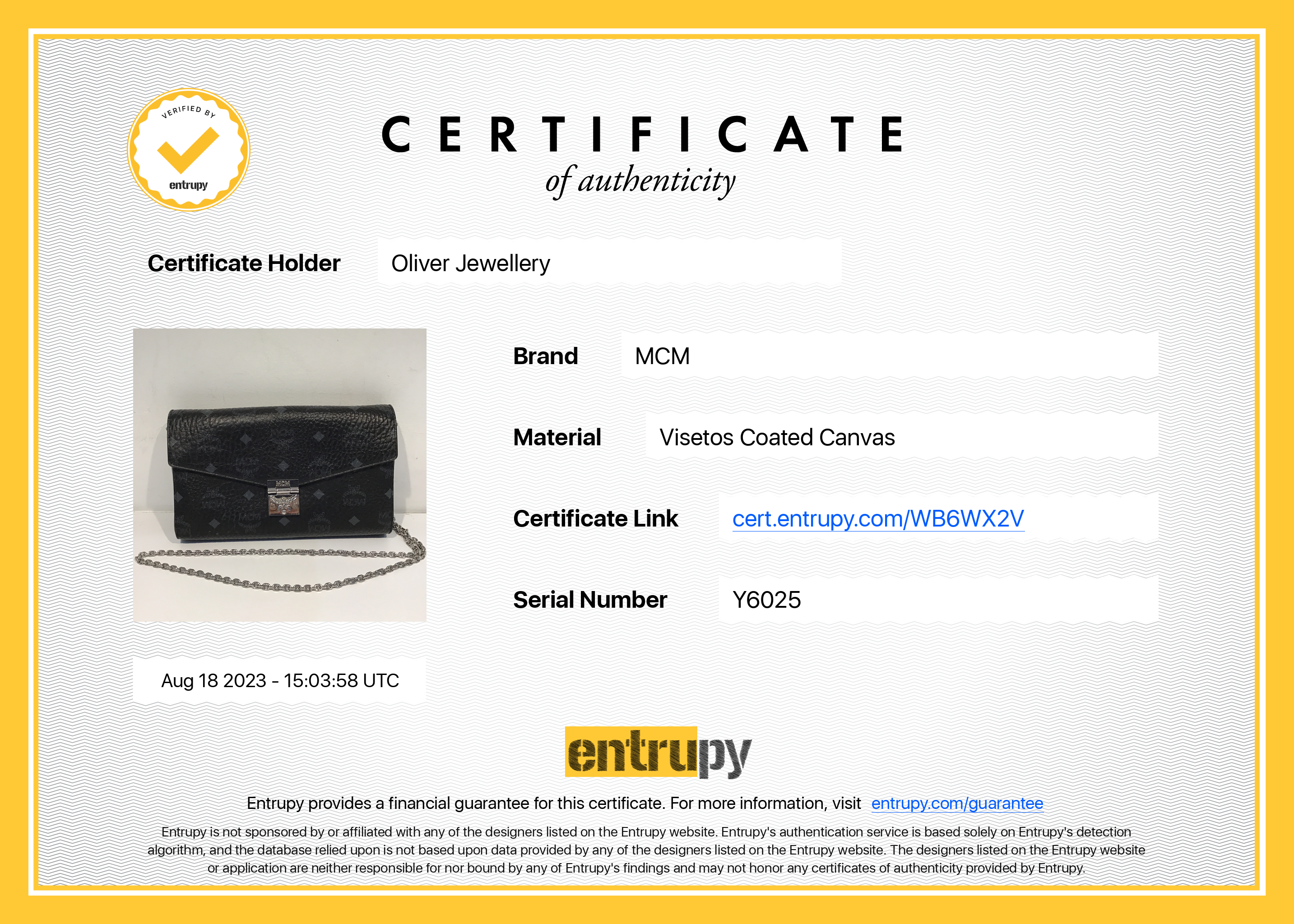 MCM Black Visetos Medium Milie Crossbody