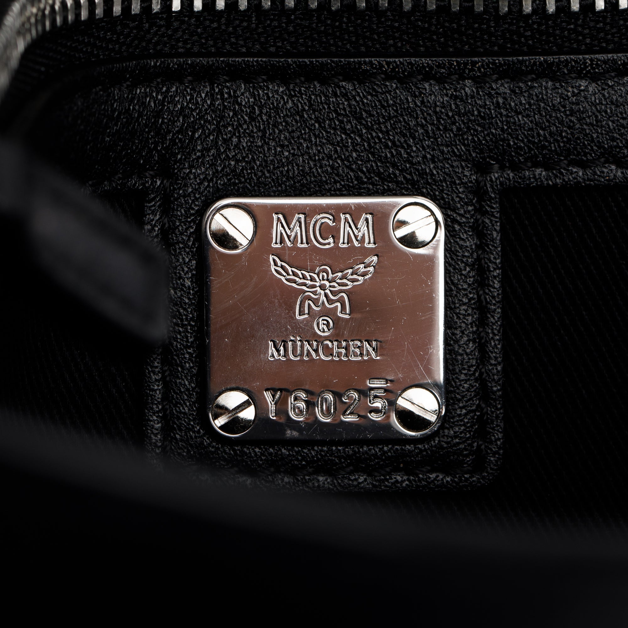 MCM Black Visetos Medium Milie Crossbody