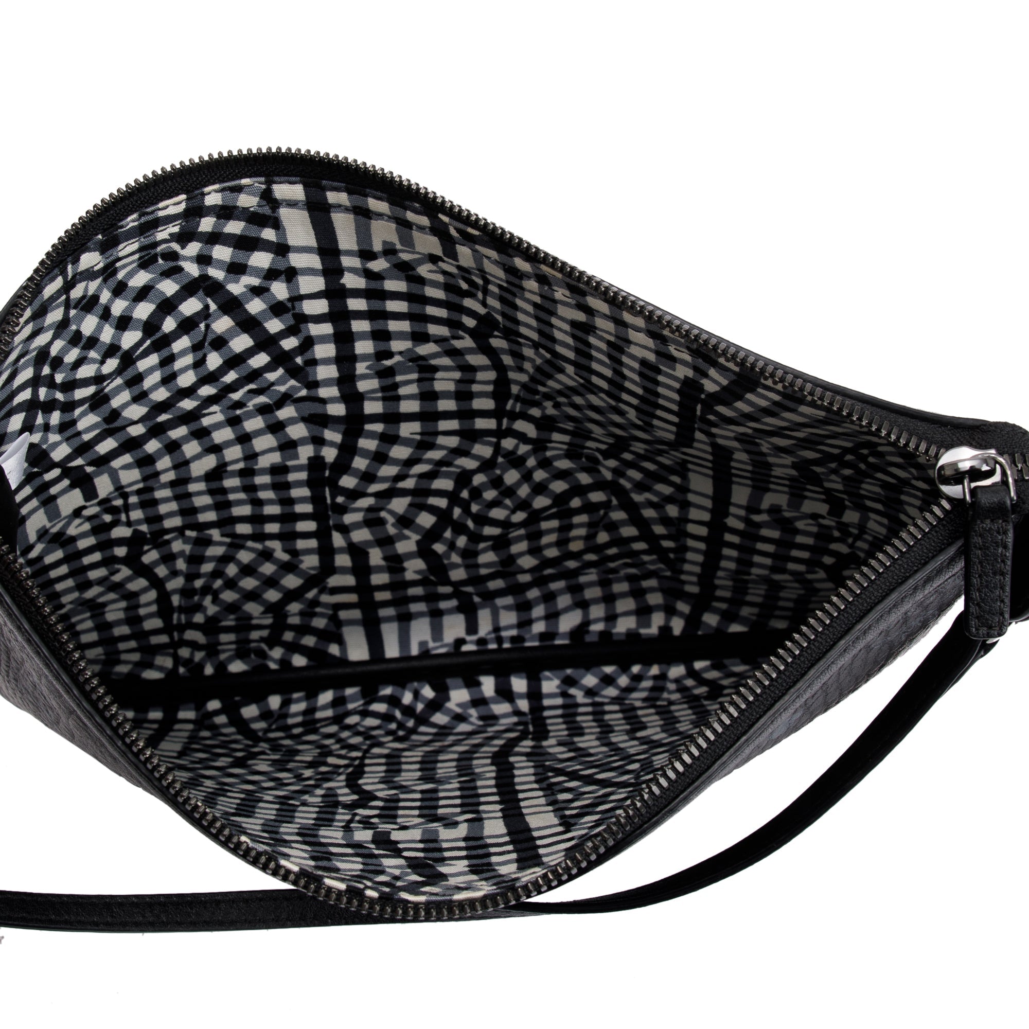 MCM Black Visetos Medium Reversible Liz Shopper Tote w/ Pouch