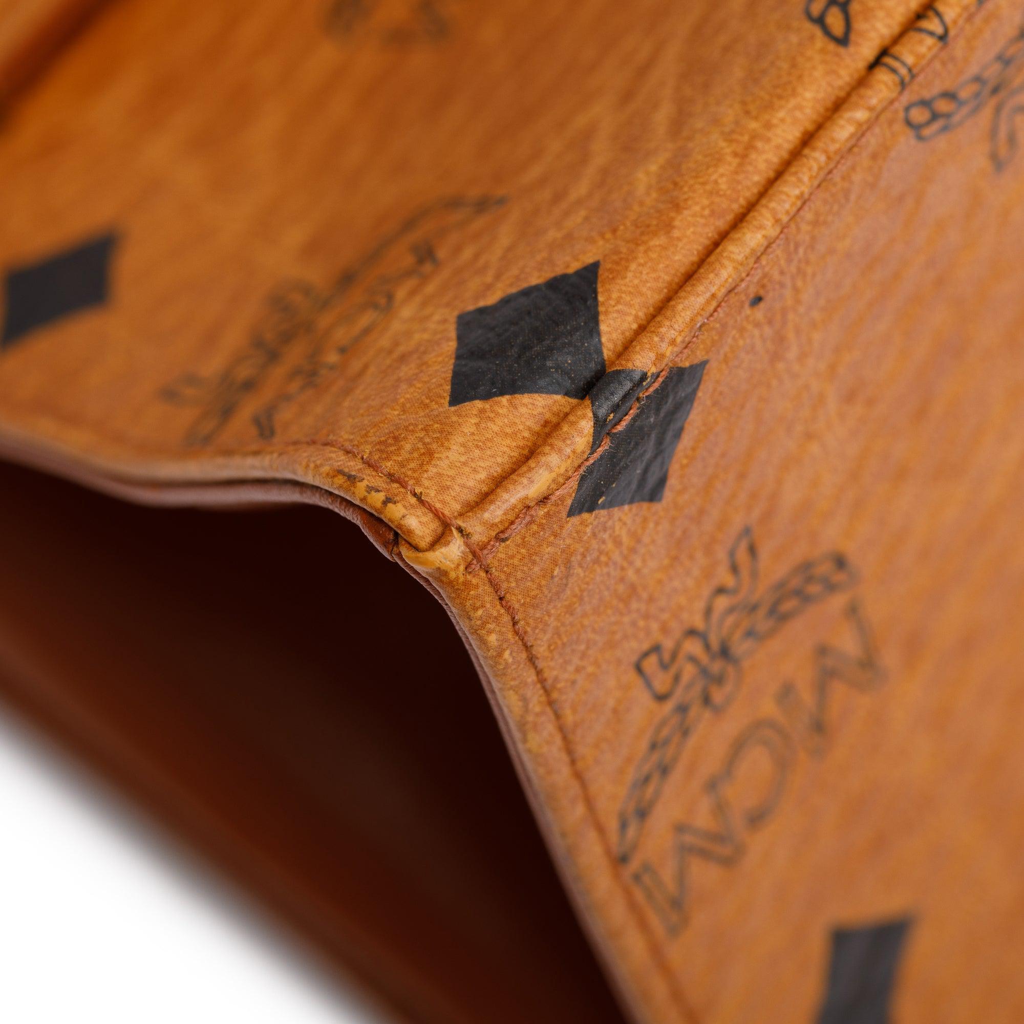 MCM Cagnac Visetos Mini Kelly Bag