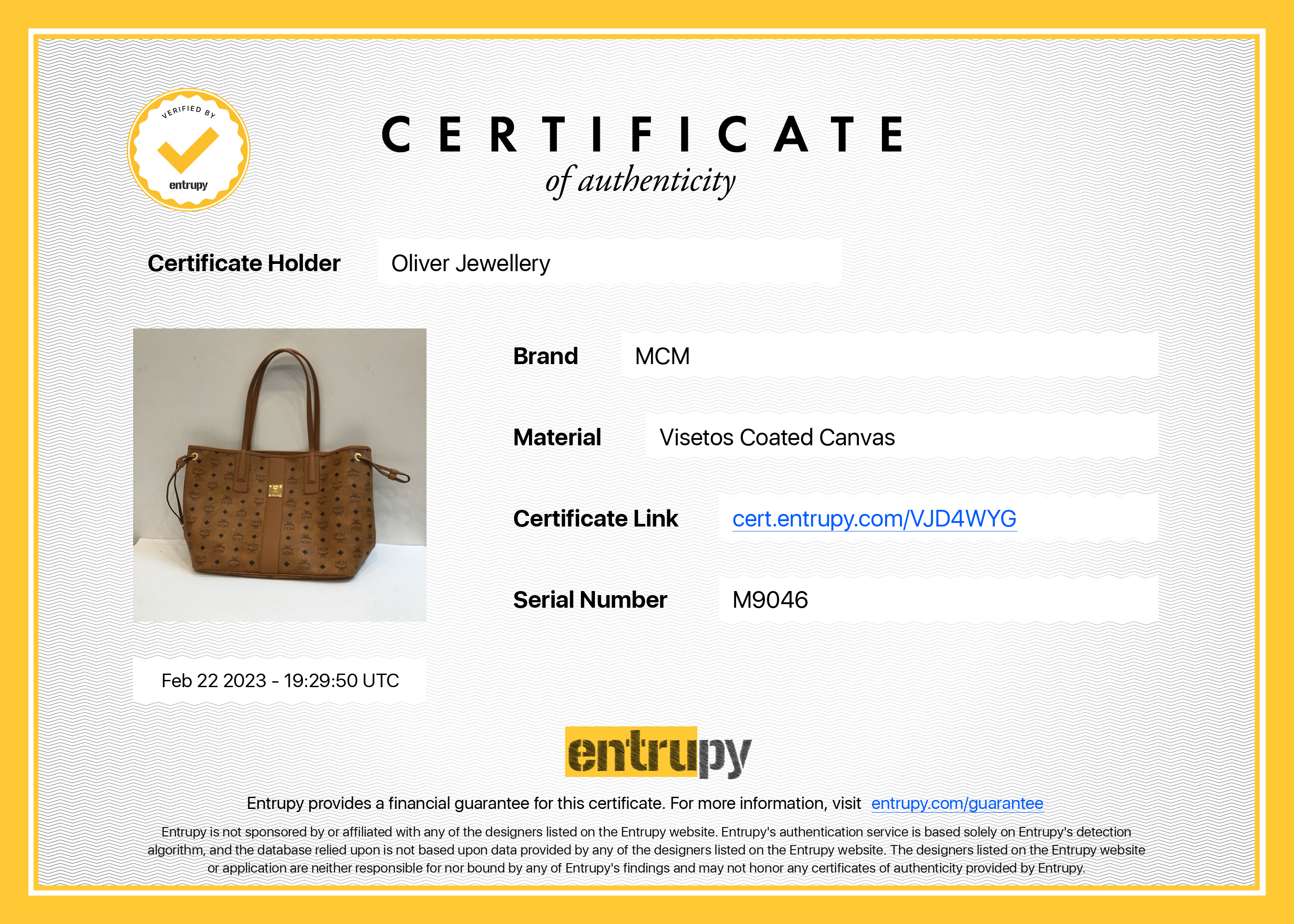 MCM Medium Reversible Liz Shopper Tote w/ Pouch