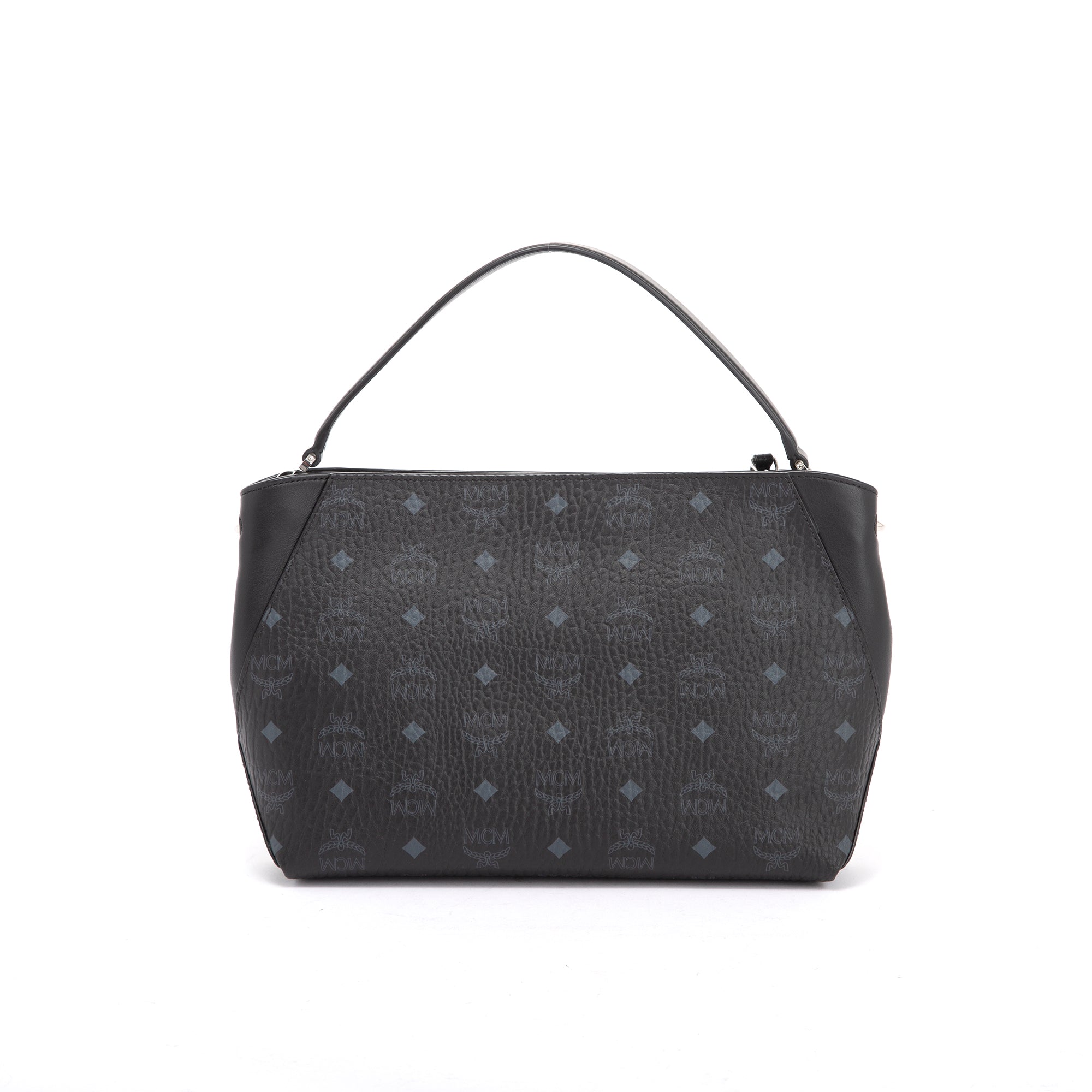 MCM Medium Visetos Klara Hobo Bag w/ Strap