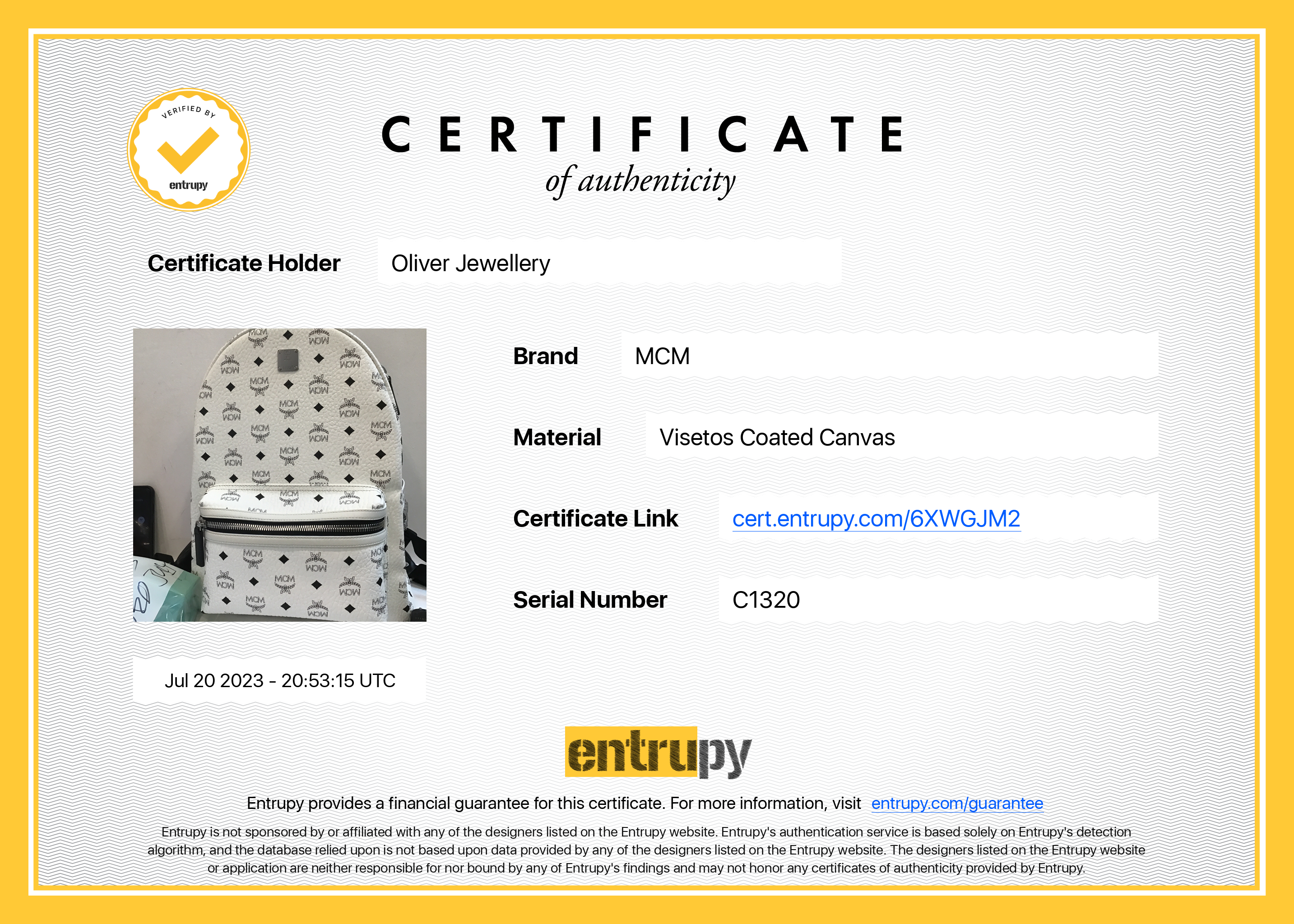 MCM Medium Visetos Stark Side Studs Backpack