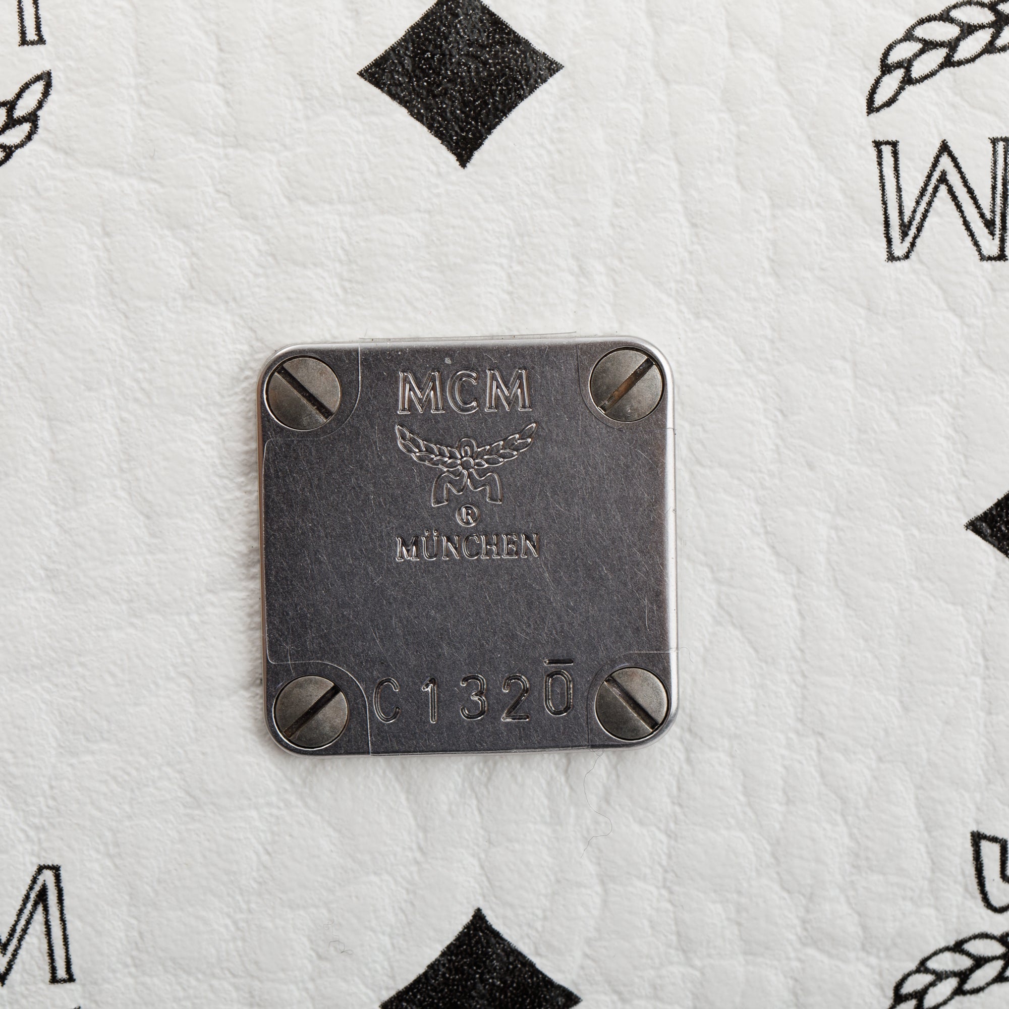 MCM Medium Visetos Stark Side Studs Backpack