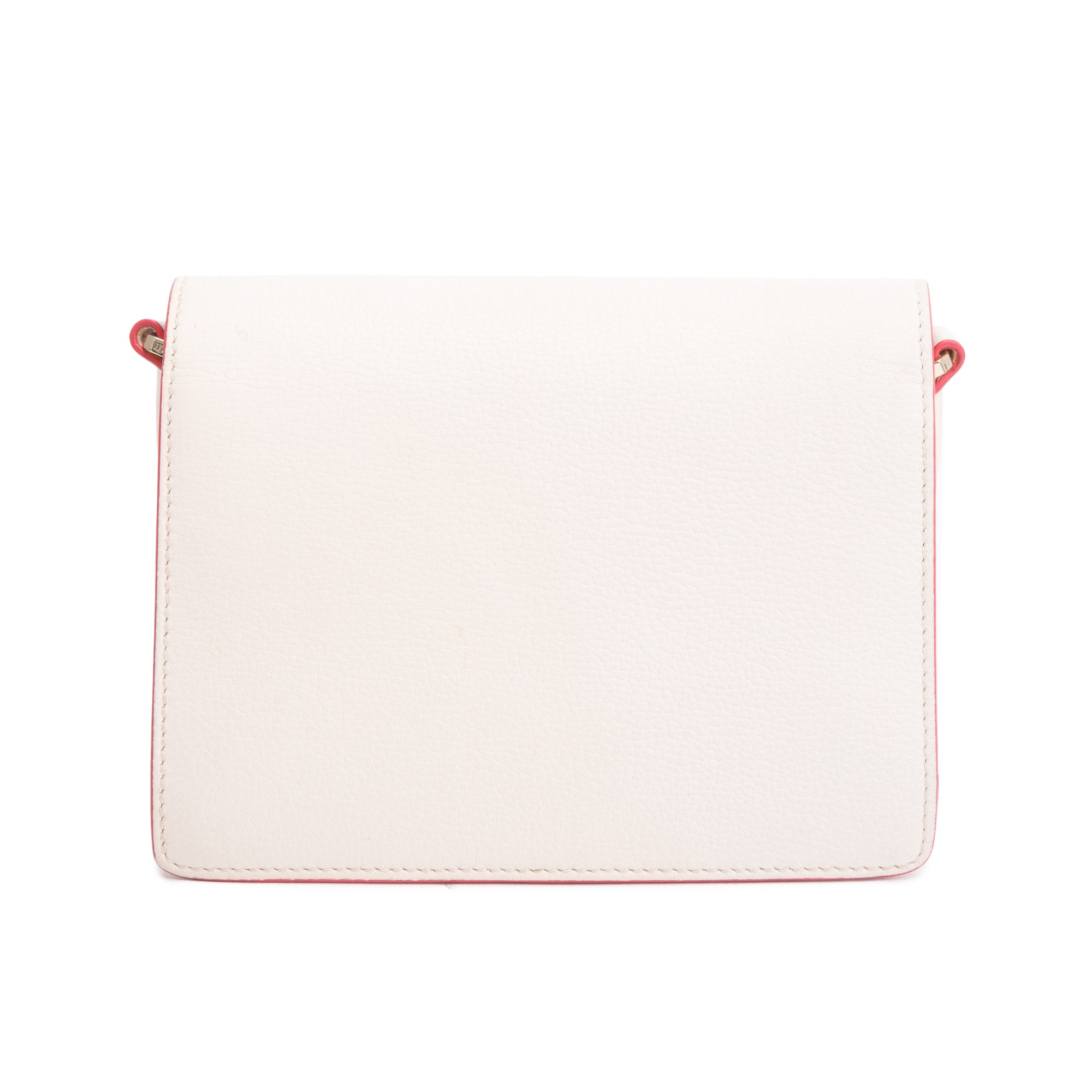 MCM Pink/White Calf Leather Pink Visetos The Patricia Crossbody w/ Strap