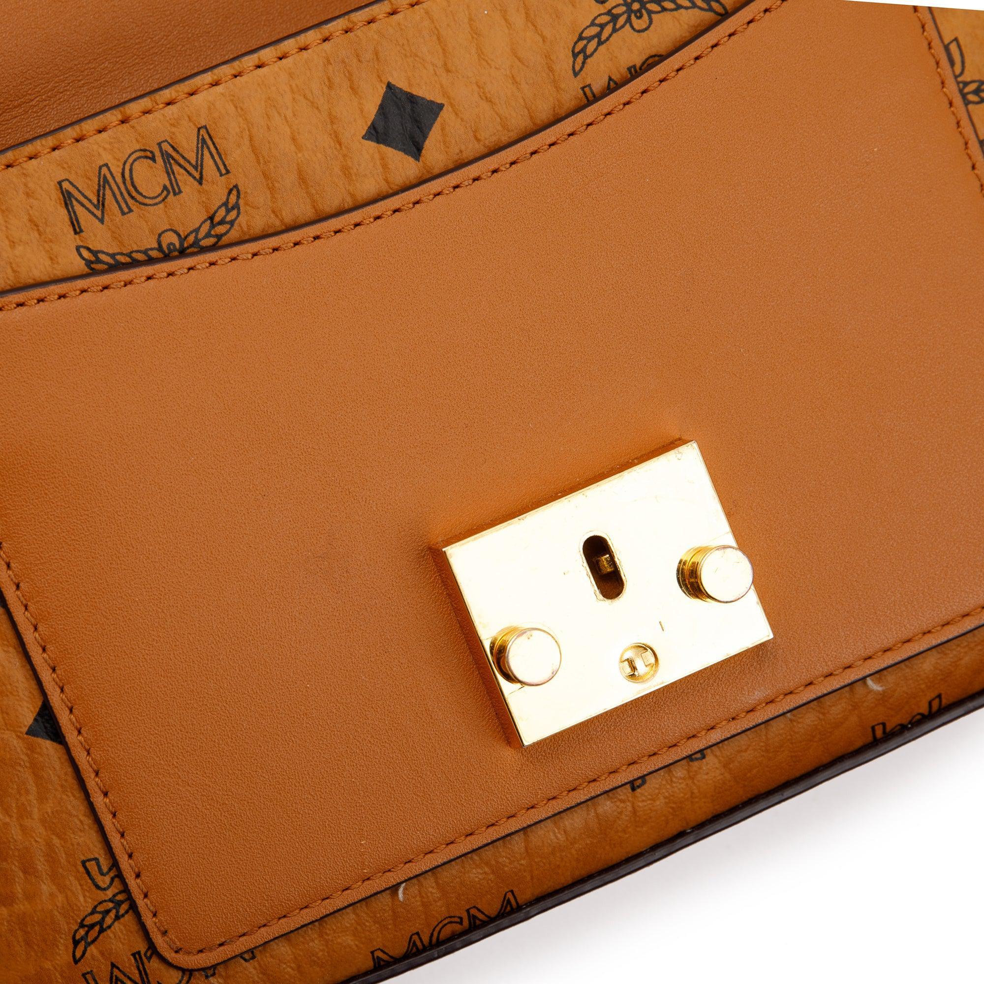 MCM Small Visetos Millie Crossbody Bag