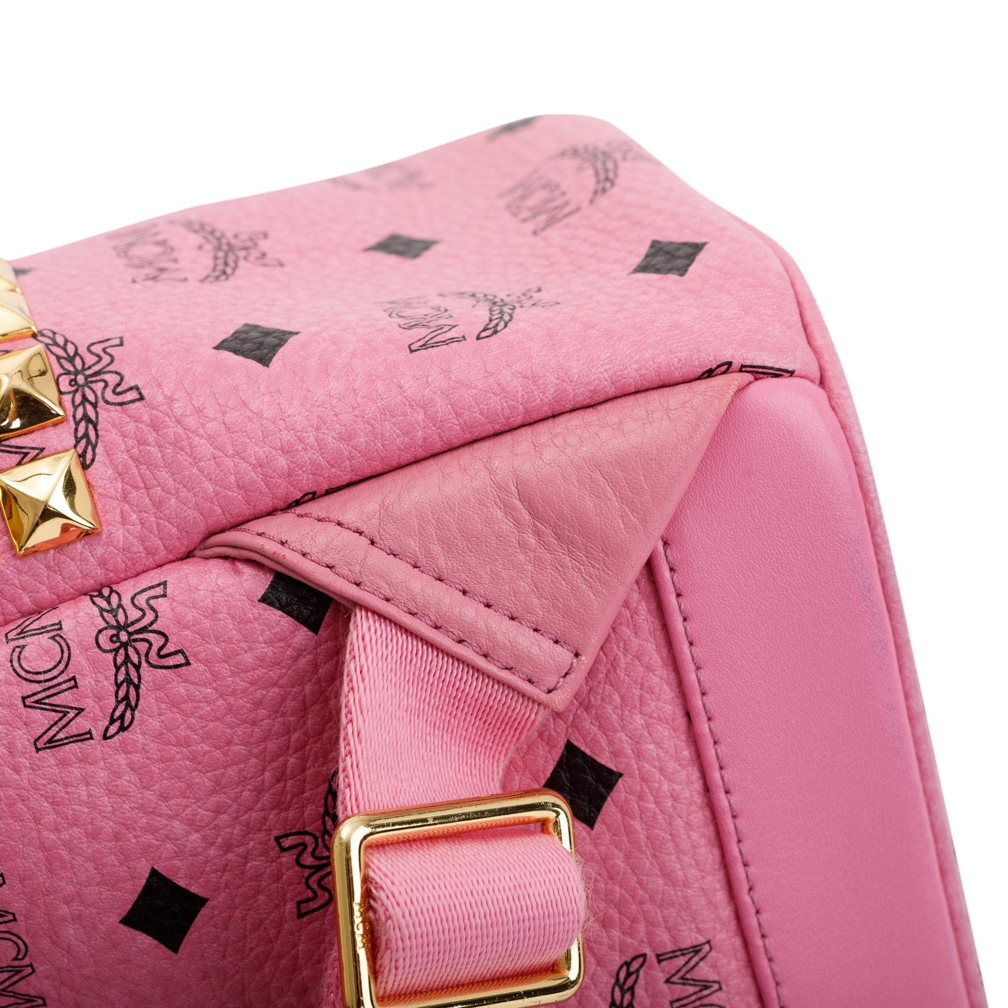 MCM Small Visetos Stark Side Studs Backpack