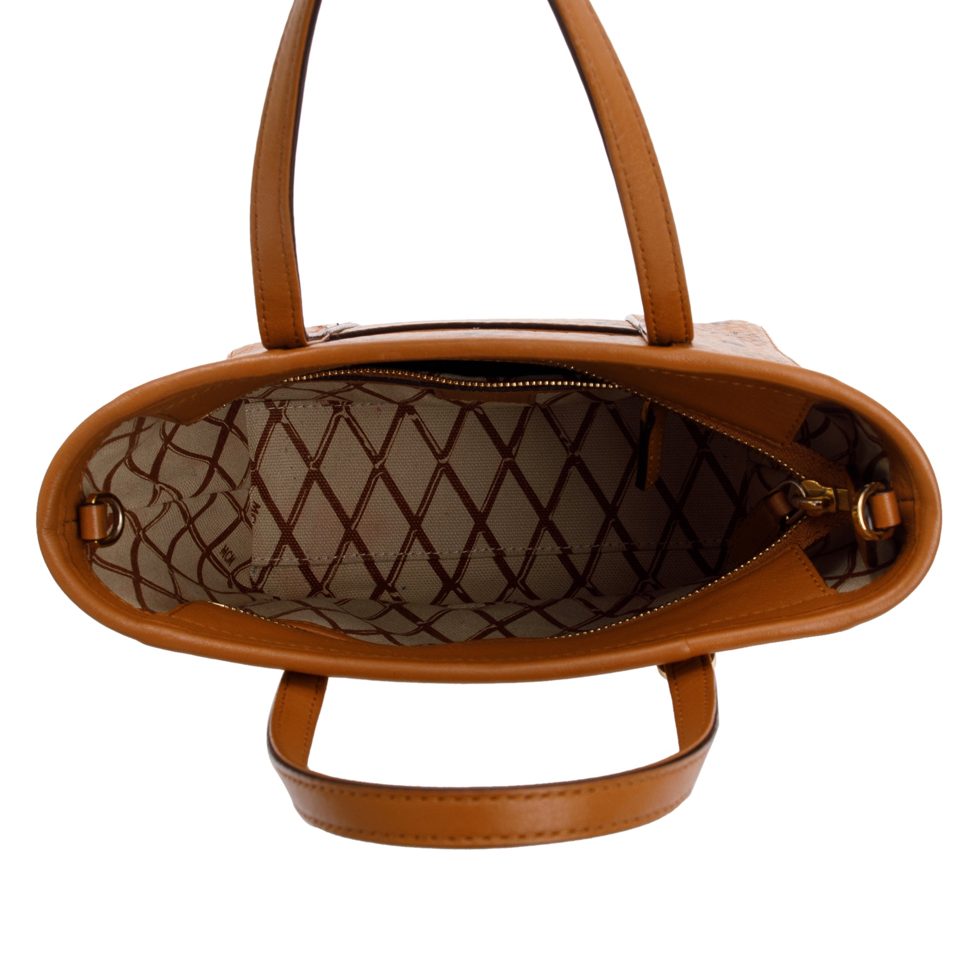 MCM Visetos Mini Toni Shopper Tote w/ Strap