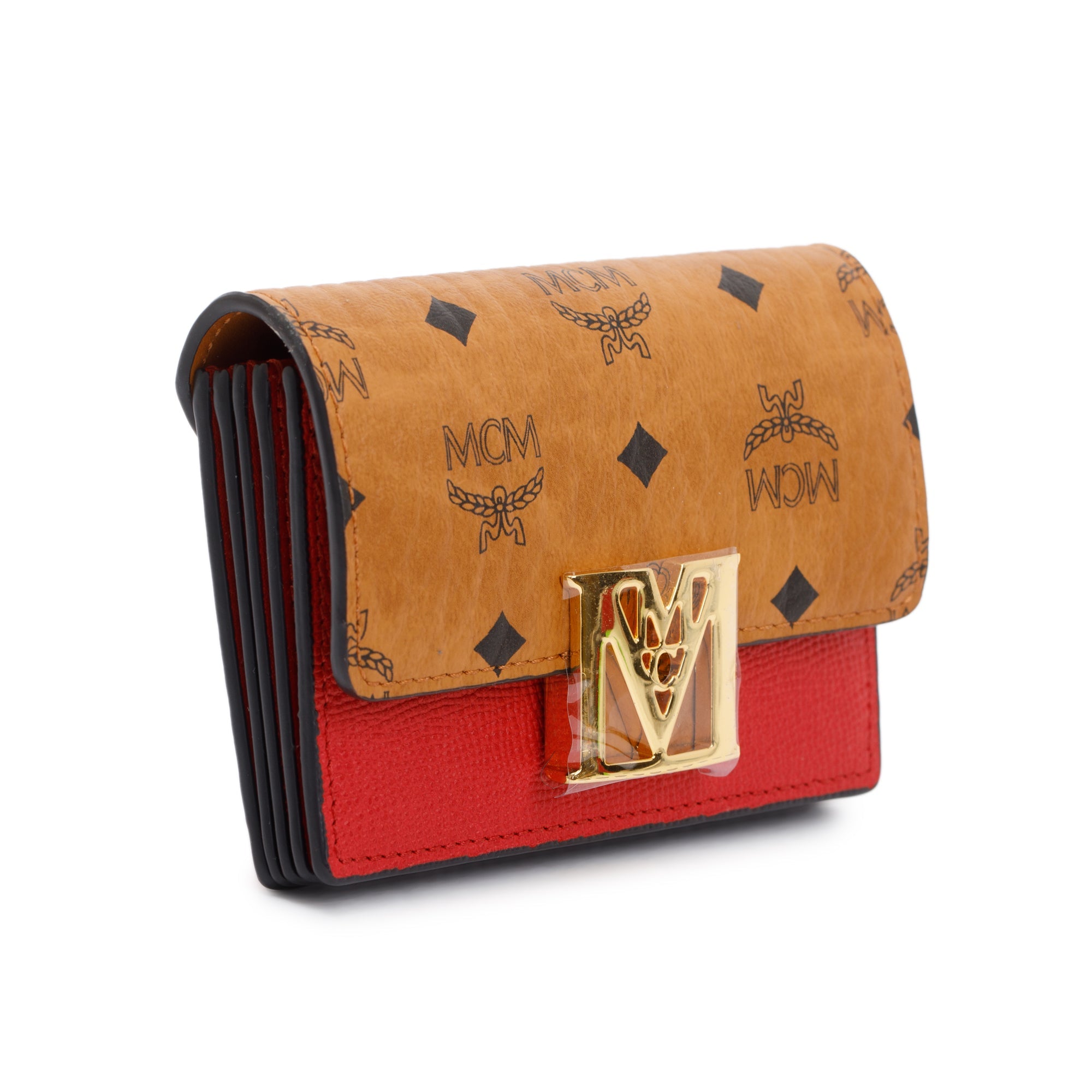 MCM Visetos Tracy Card Wallet w/ Box