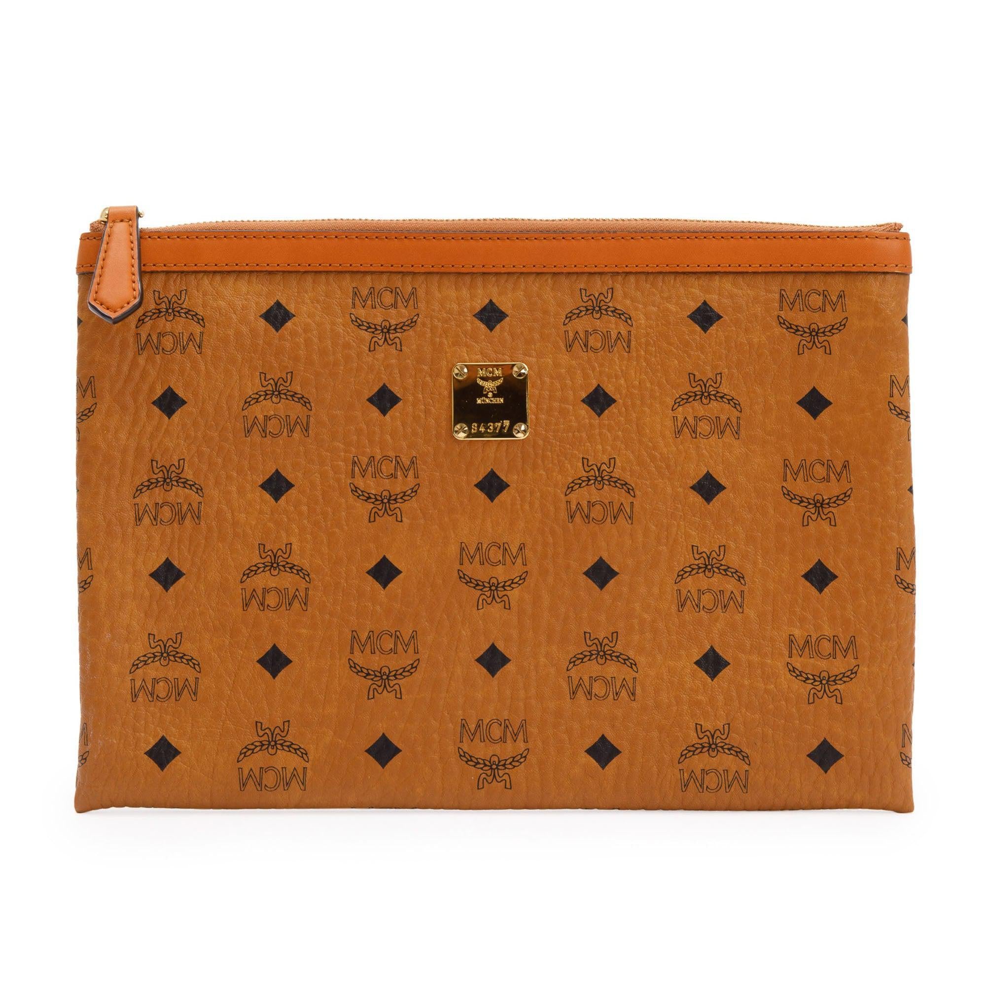 MCM Visetos Zip Pouch