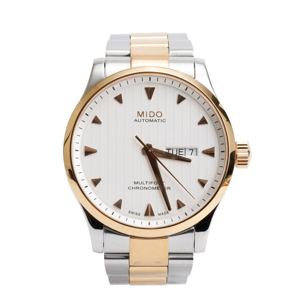 Mido Two-Tone Stainless Steel Multifort 42 MM Automatic Watch w