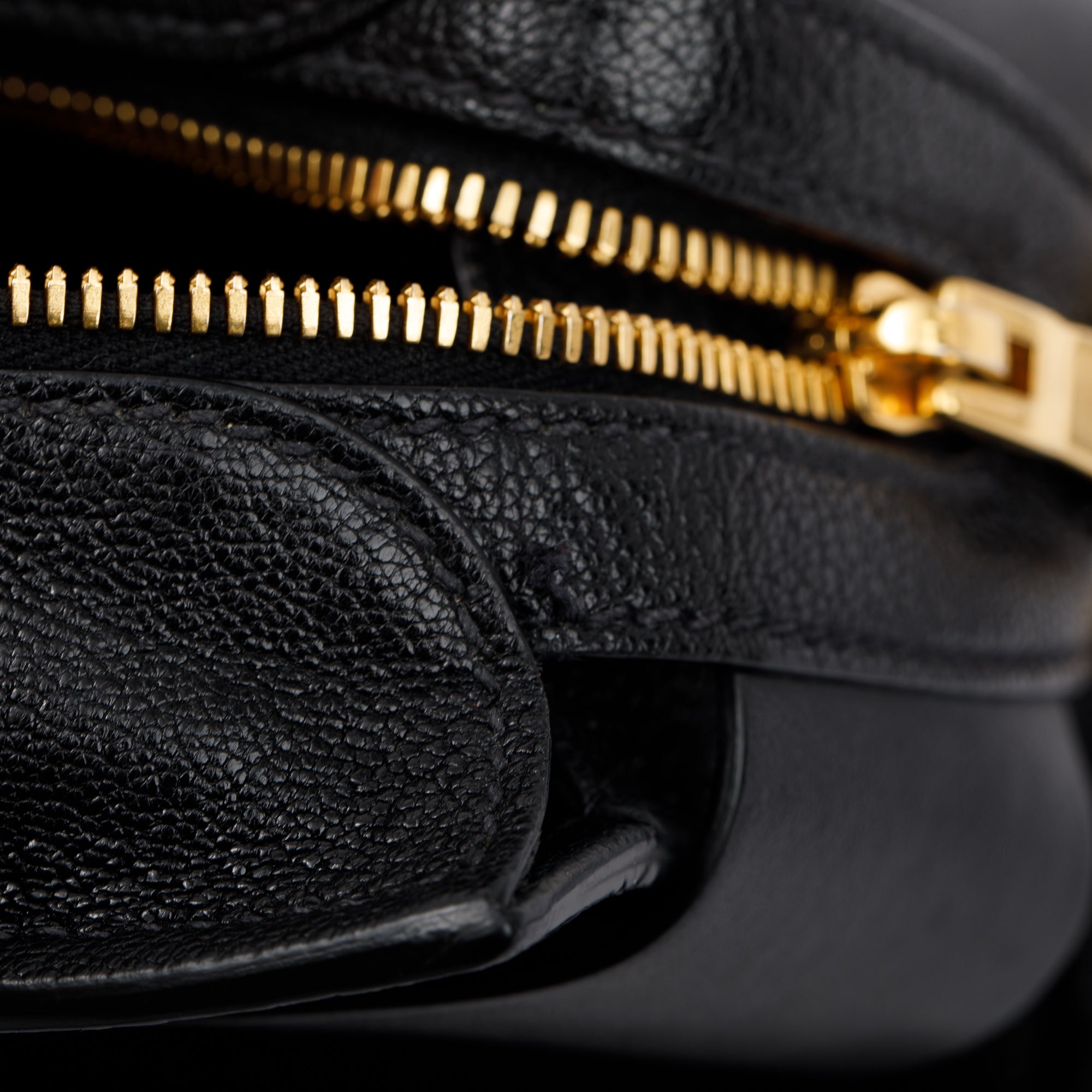 Miu Miu Black Leather Madras Fiocco Bow Tote w/ Strap