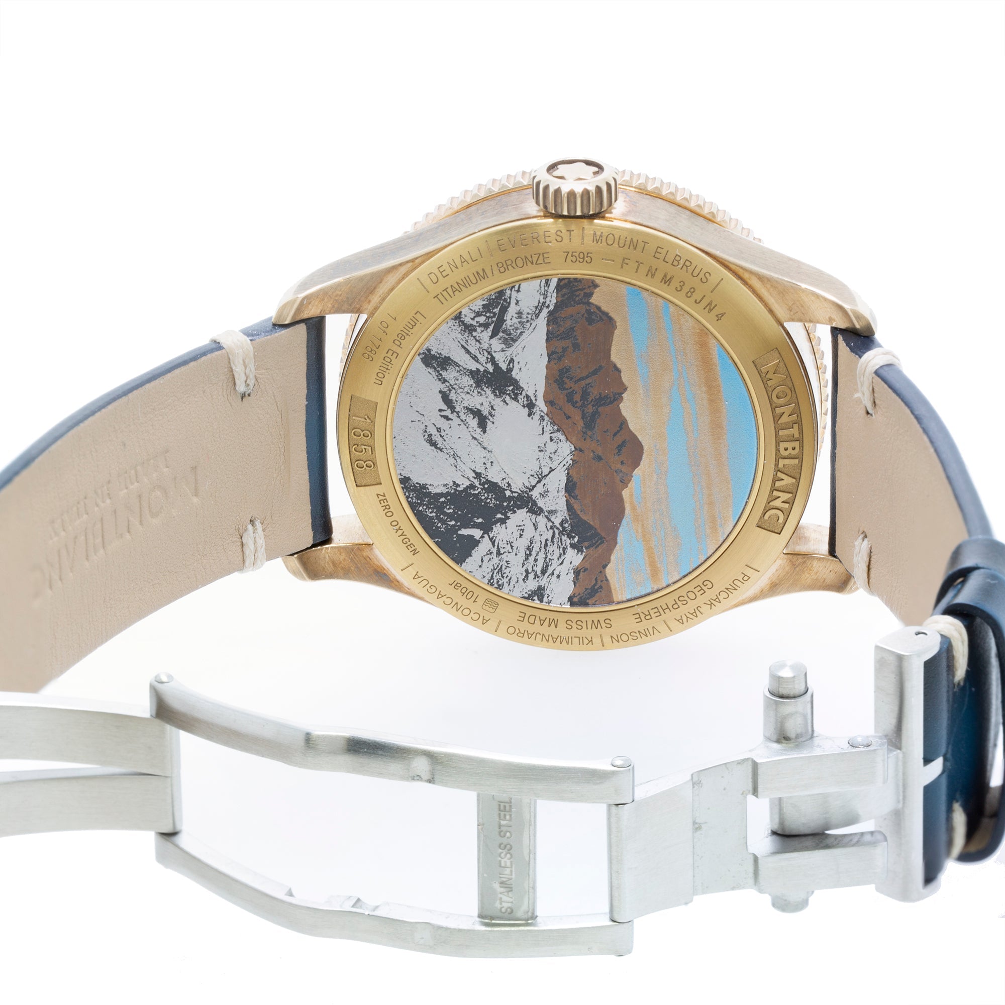 Montblanc 1858 Geosphere 0 Oxygen Limited Edition 42 MM Bronze Watch w/ Box