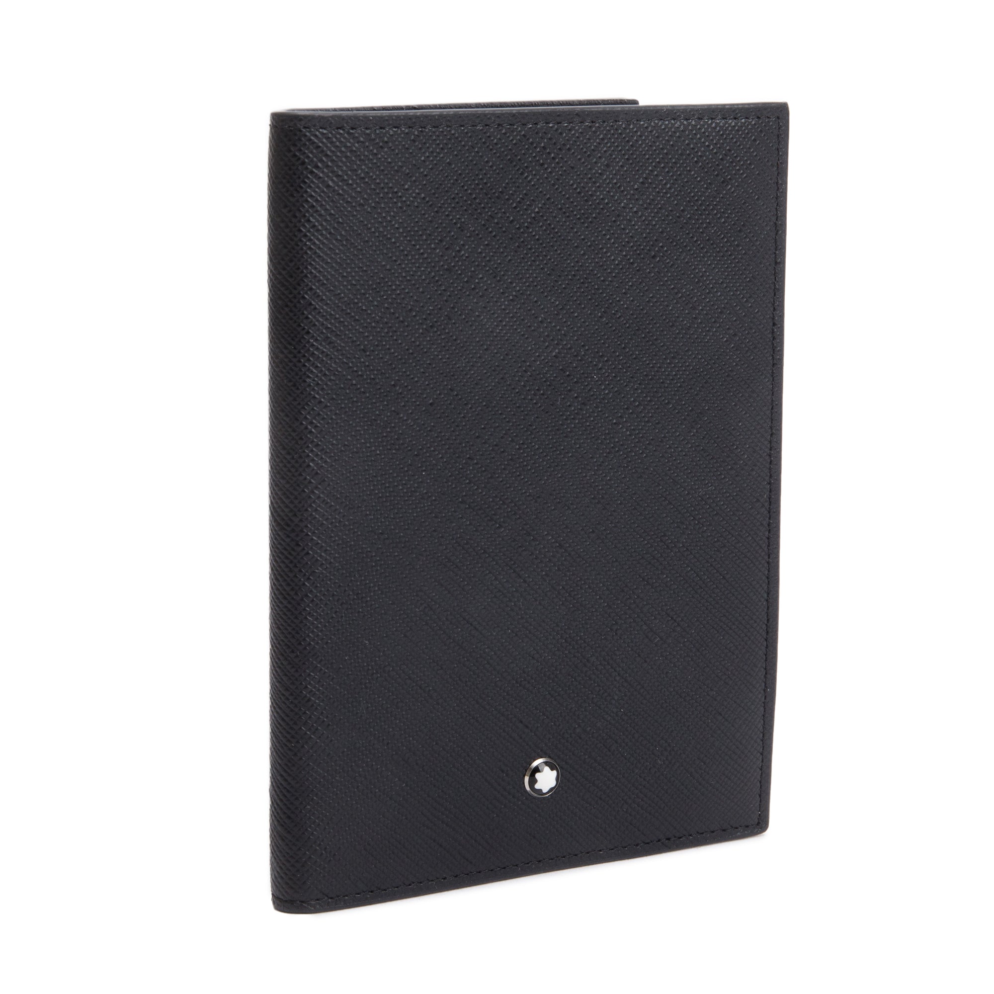 Montblanc 2023 Black Leather Sartorial Passport Holder w/ Box & Receipt