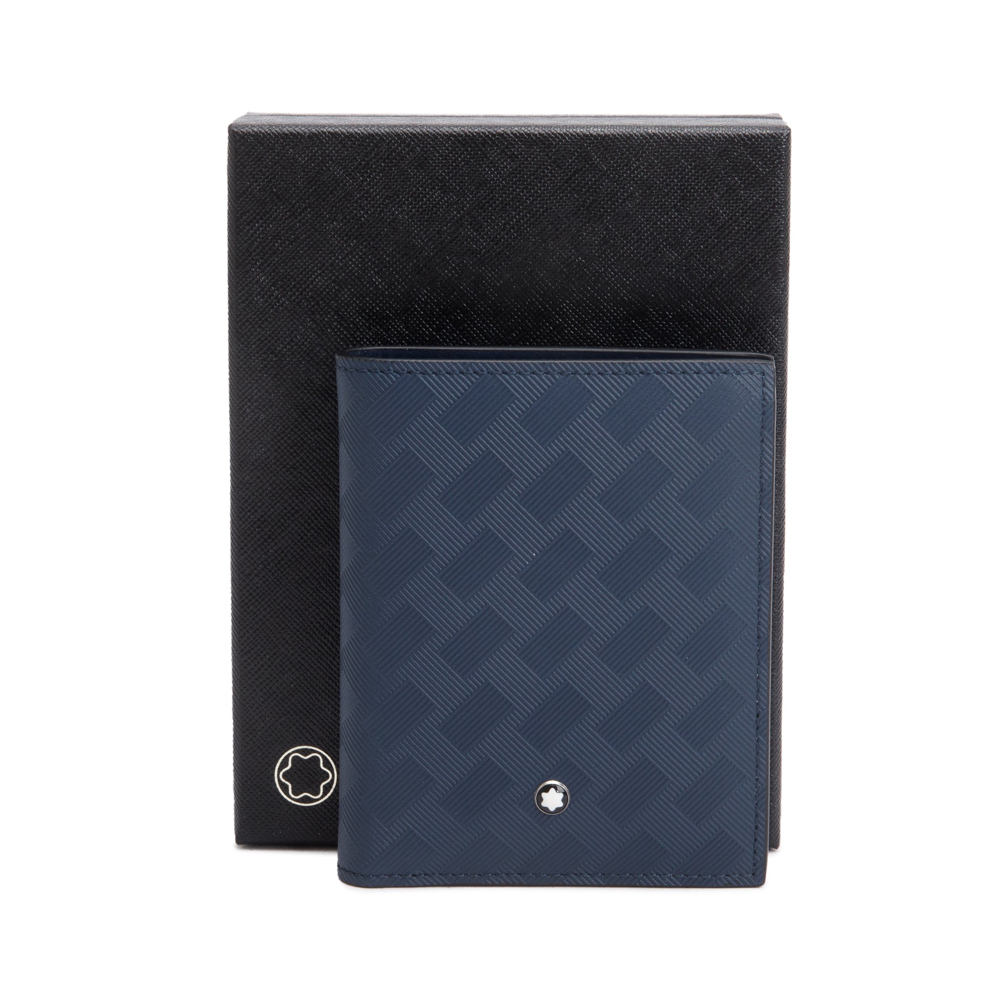 Montblanc 2024 Blue Leather Extreme 3.0 Compact Wallet w/ Box & Receipt