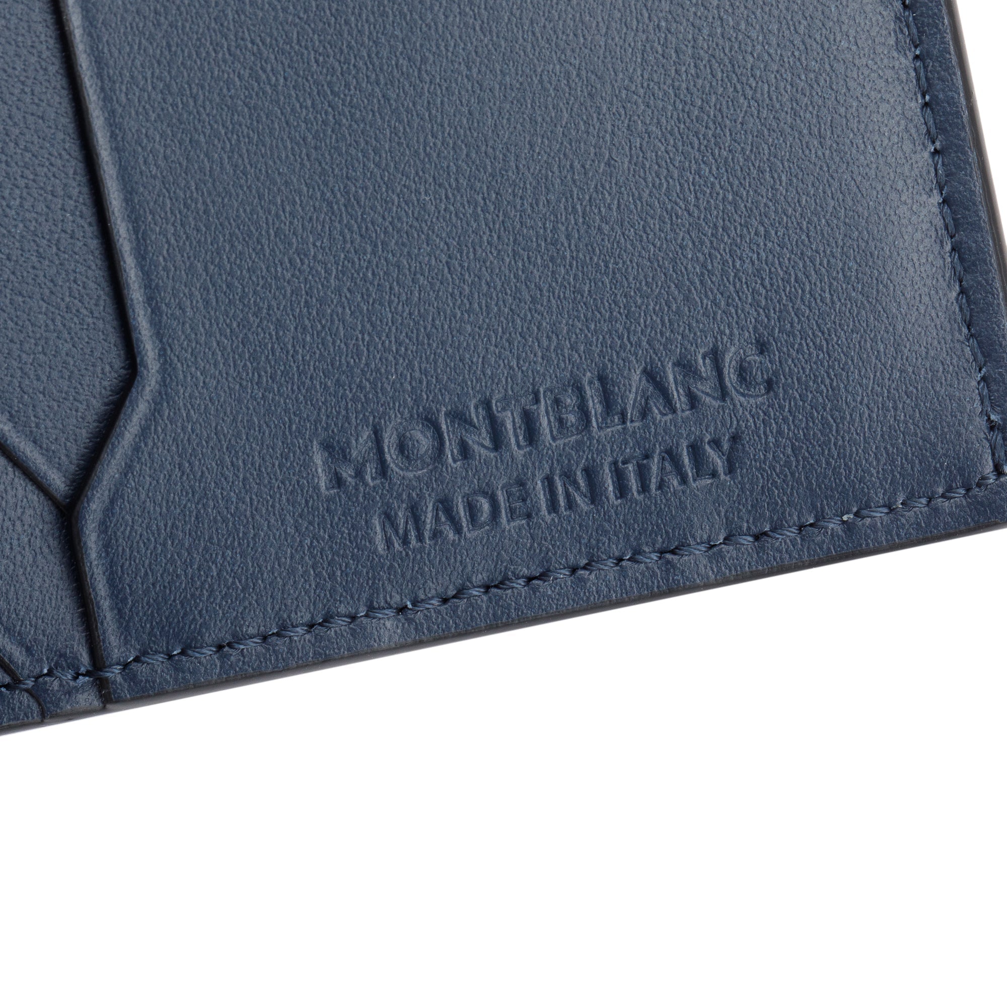 Montblanc 2024 Blue Leather Extreme 3.0 Compact Wallet w/ Box & Receipt