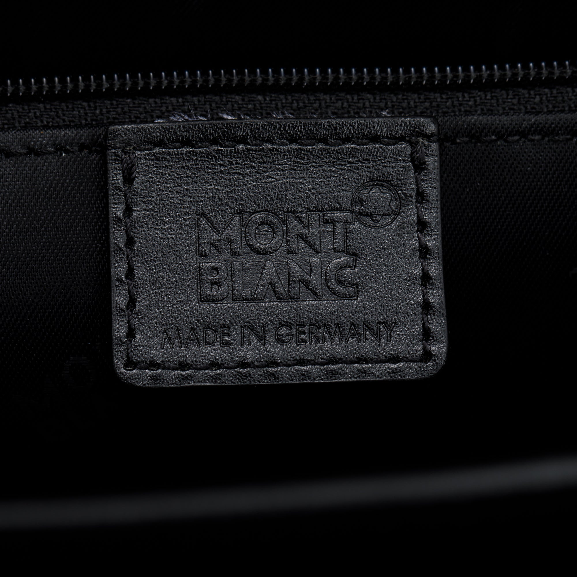 Montblanc Black Calfskin Meisterstuck Double-Gusset Briefcase w/ Receipt