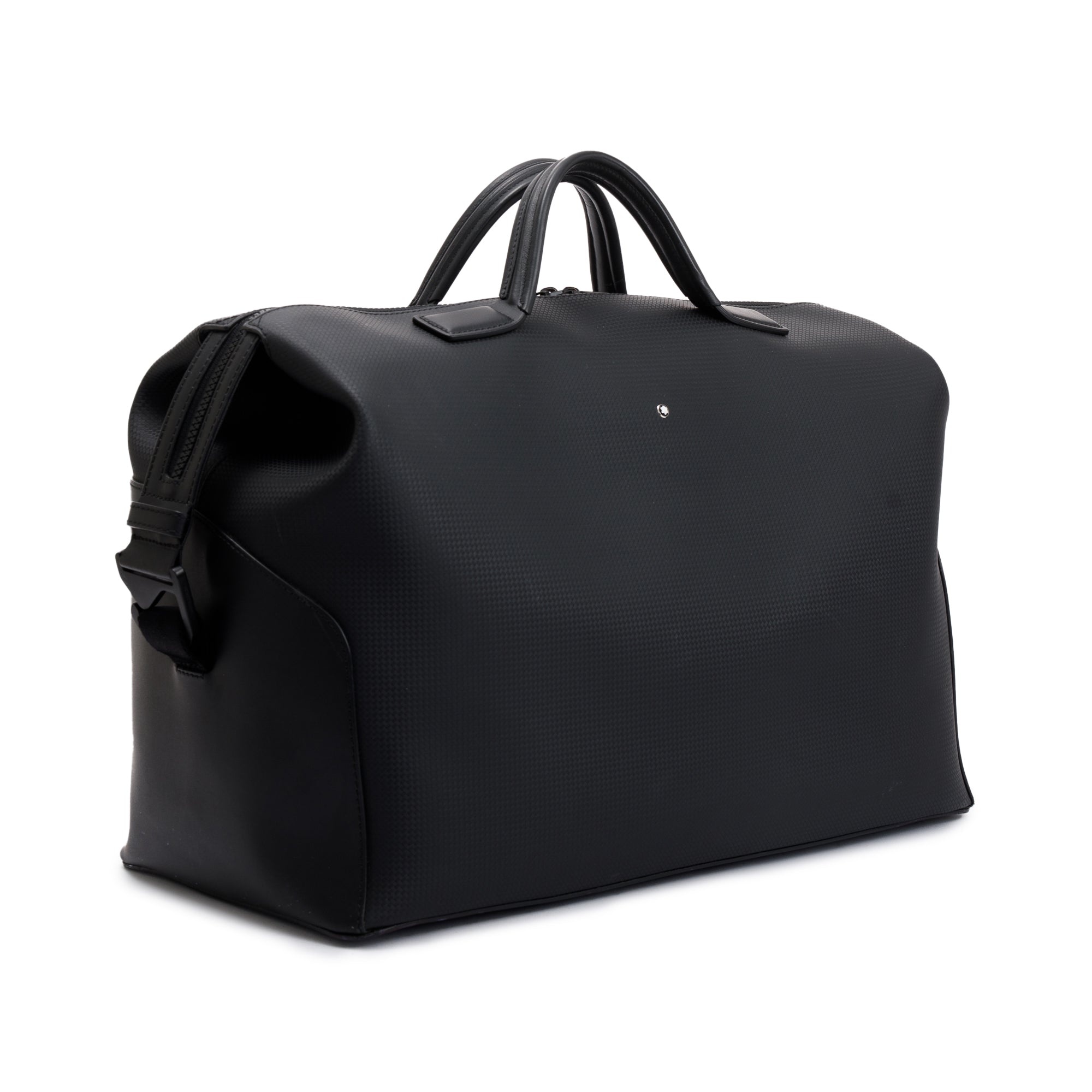 Montblanc Black Leather Extreme 2.0 Duffle Bag w/ Strap & Receipt
