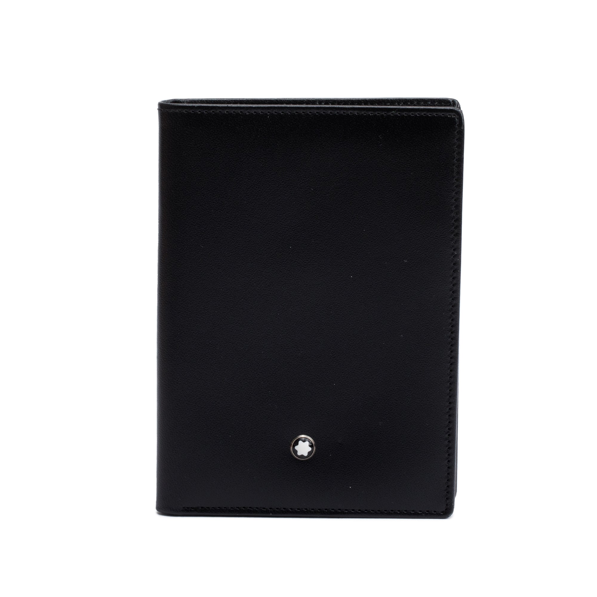 Montblanc Black Leather Meisterstuck Compact Wallet