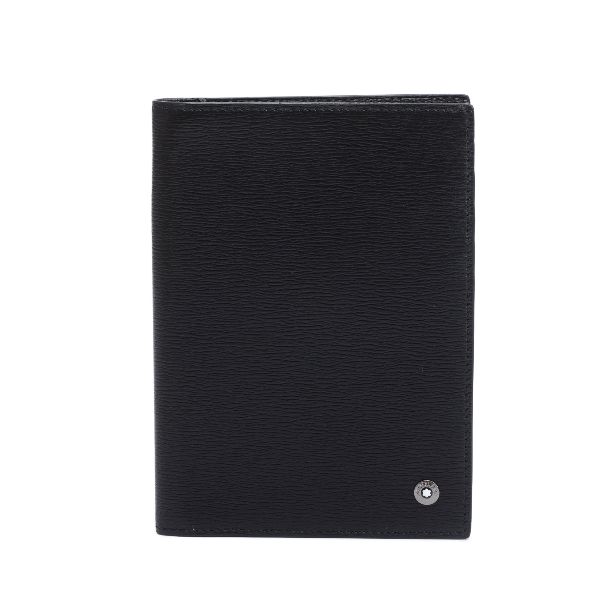 Montblanc Black Leather Passport Wallet