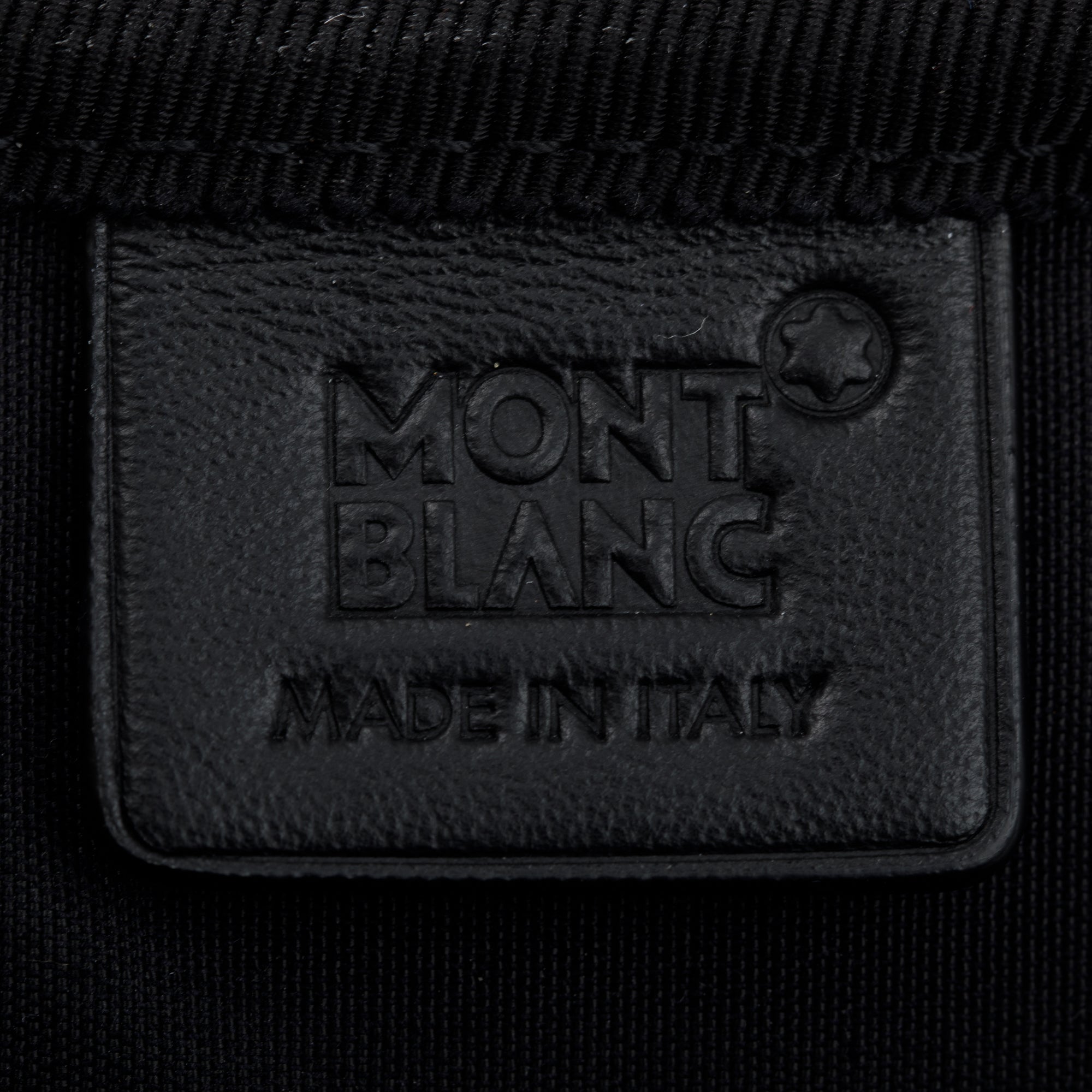 Montblanc Black Textured Leather Extreme 2.0 Zip Messenger Bag