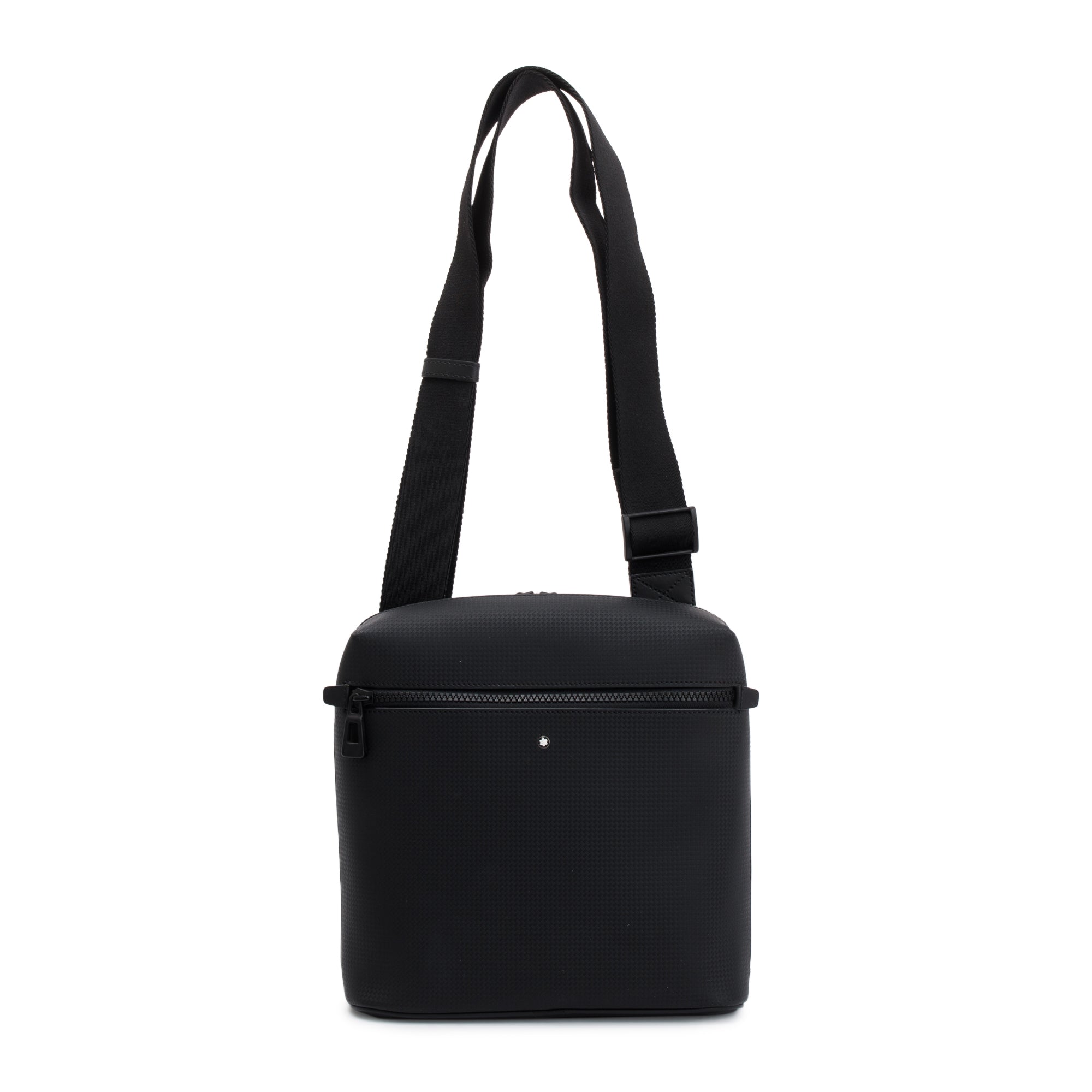 Montblanc Black Textured Leather Extreme 2.0 Zip Messenger Bag