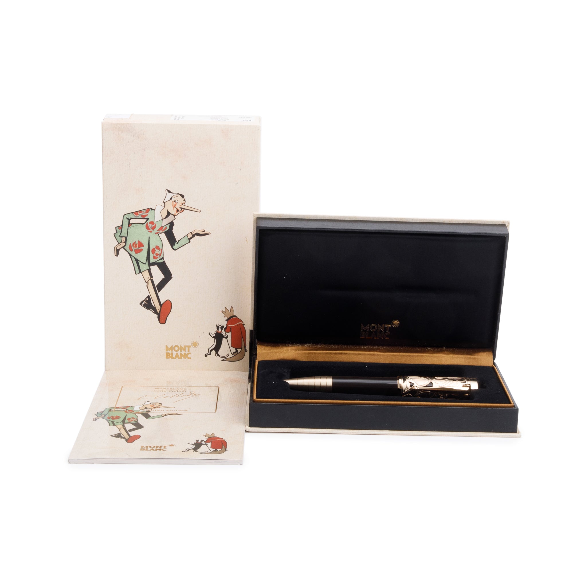 Montblanc Limited Edition Writer's Edition Carlo Collodi Ballpoint Pen w/ Box & Papers