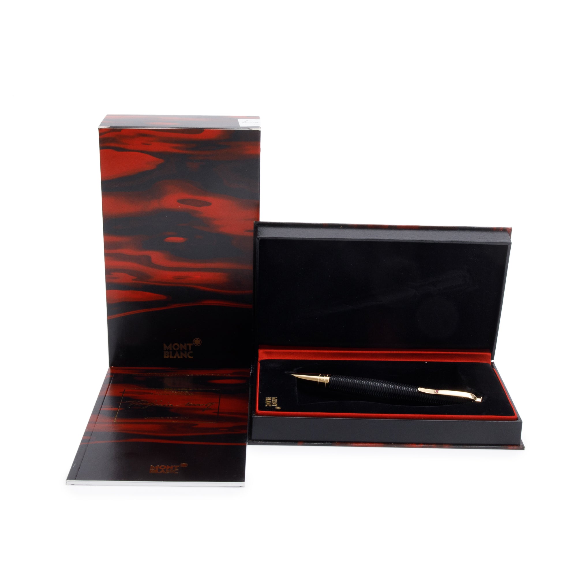 Montblanc Limited Edition Writer's Edition Virgina Woolf Ballpoint Pen w/ Box & Papers