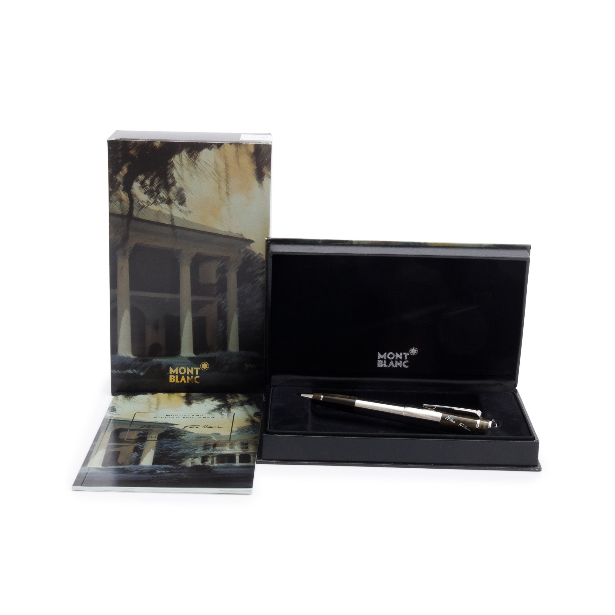 Montblanc Limited Edition Writer's Edition William Faulkner Ballpoint Pen w/ Box & Papers