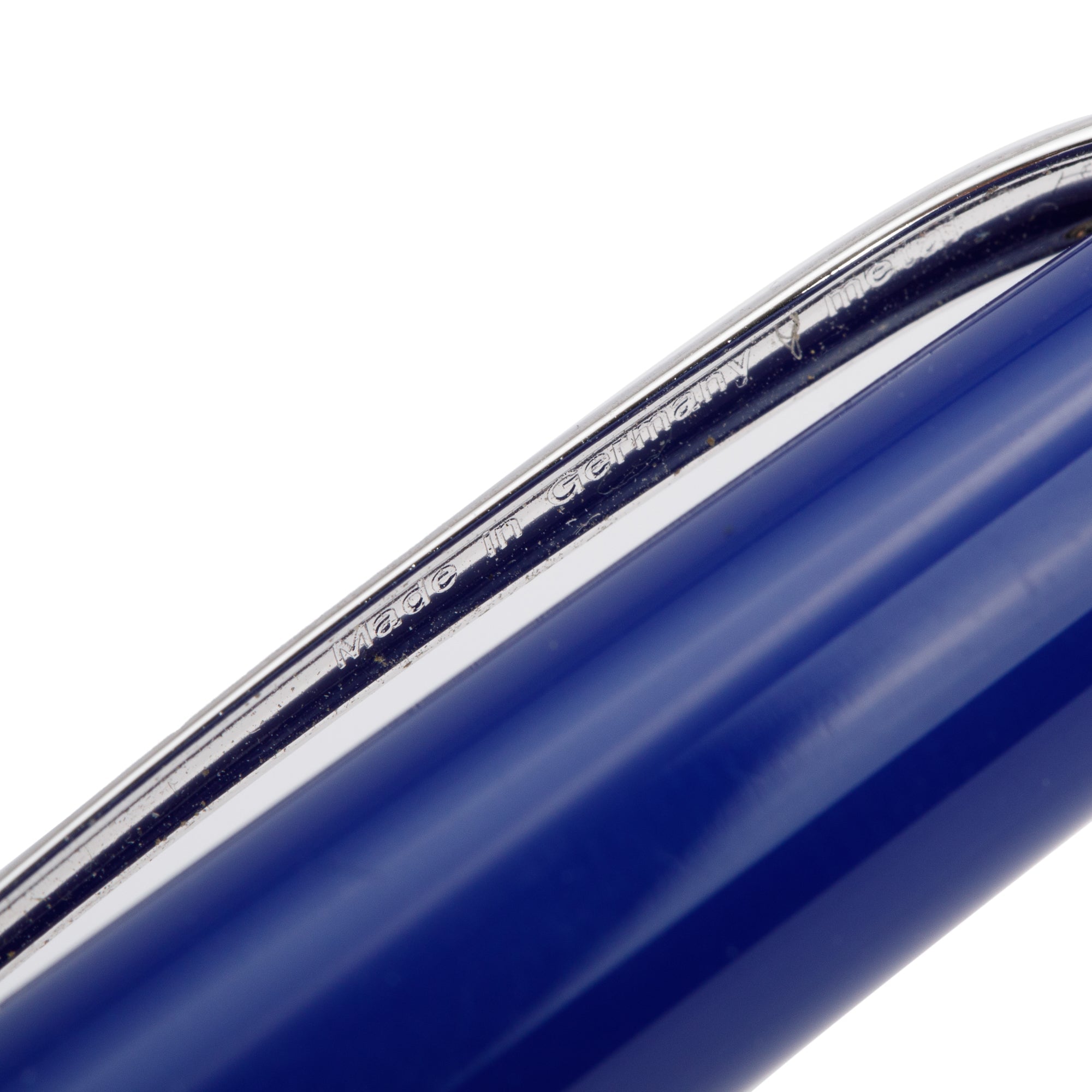 Montblanc Platinum Coated Pix Blue Ballpoint Pen w/ Box