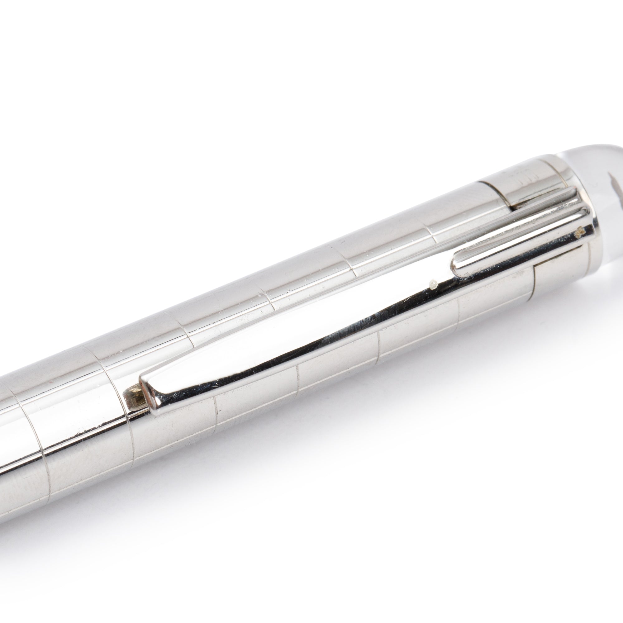 Montblanc Platinum Coated StarWalker Grid Ballpoint Pen