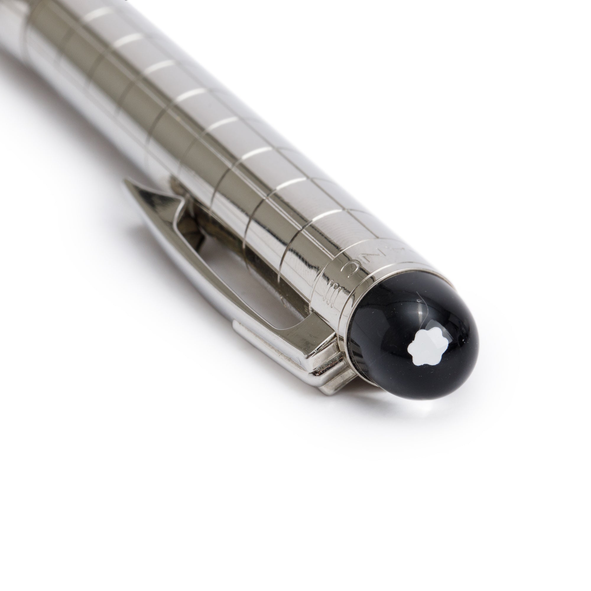 Montblanc Platinum Coated StarWalker Grid Ballpoint Pen