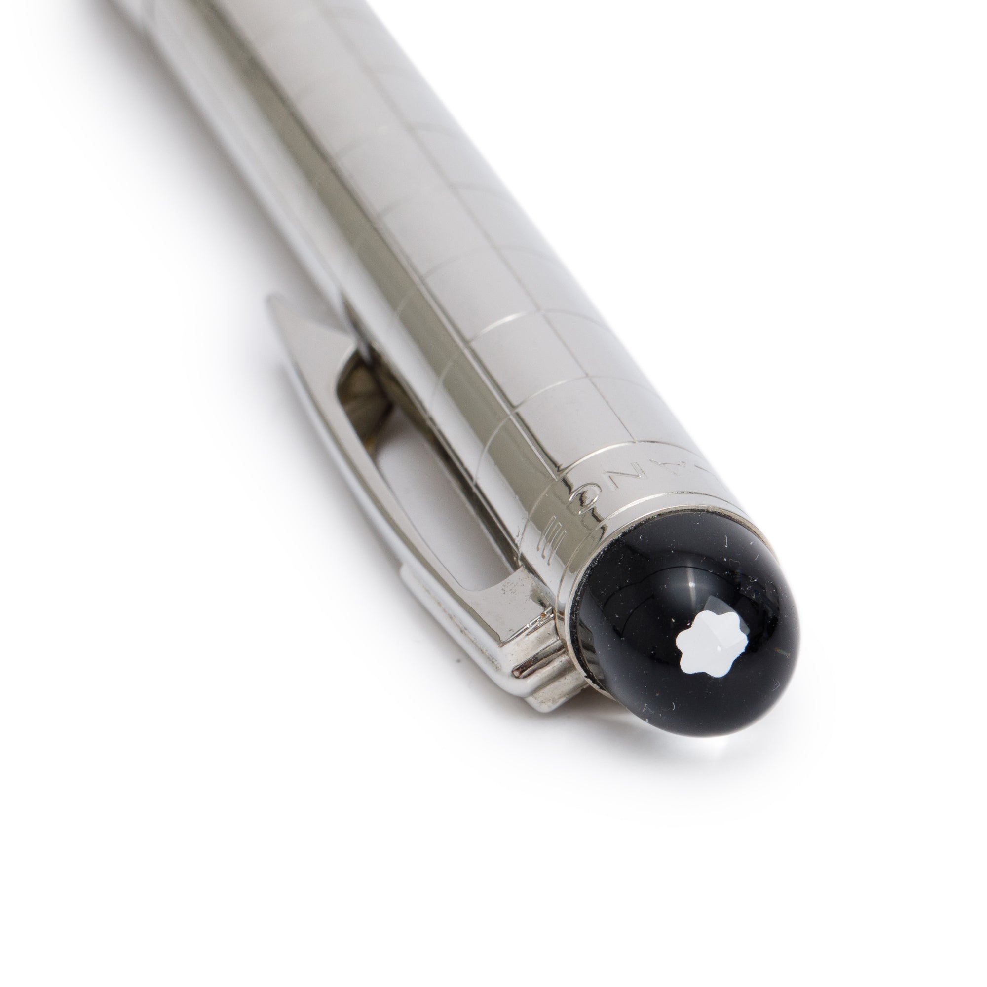 Montblanc Platinum Coated StarWalker Grid Ballpoint Pen