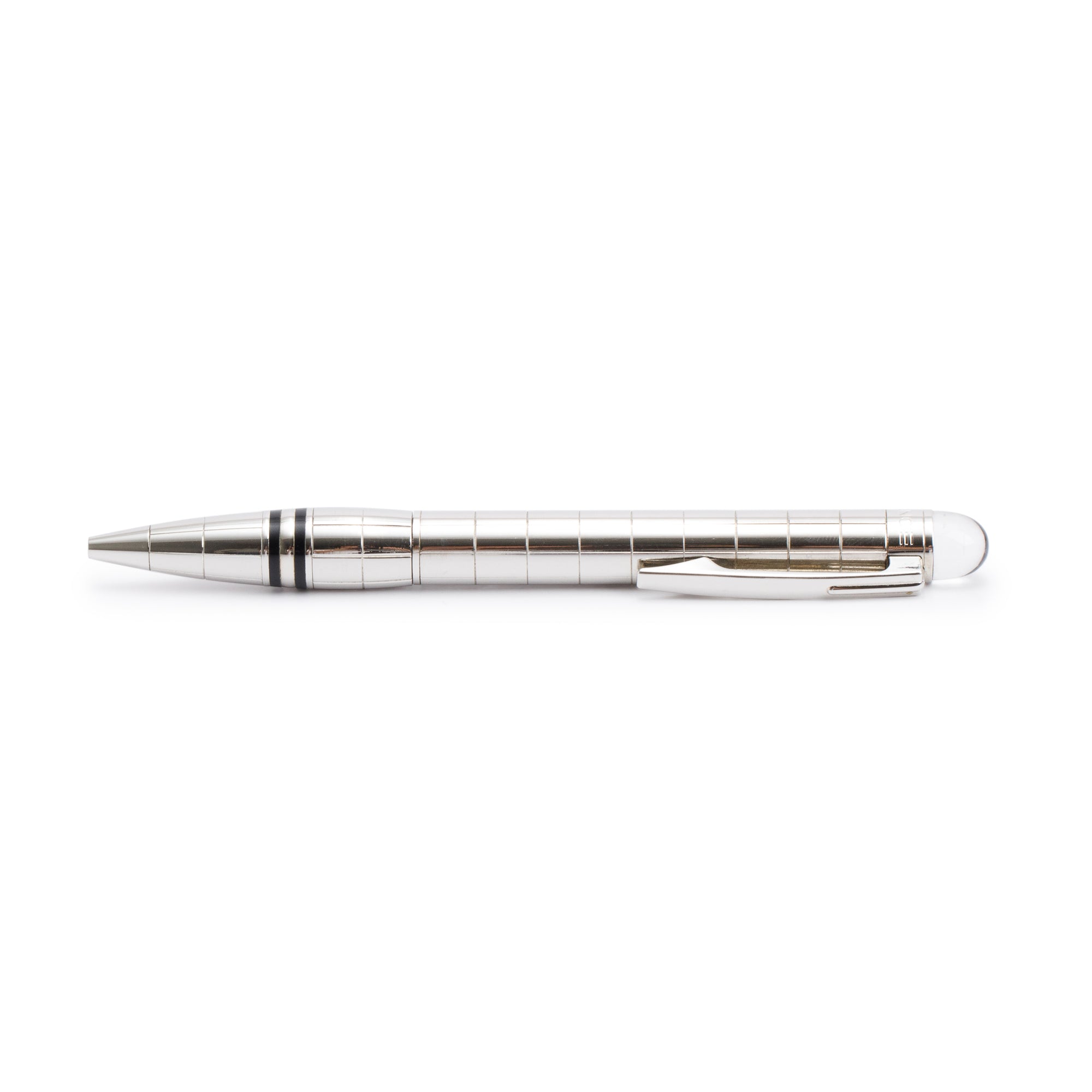 Montblanc Platinum Coated StarWalker Grid Ballpoint Pen