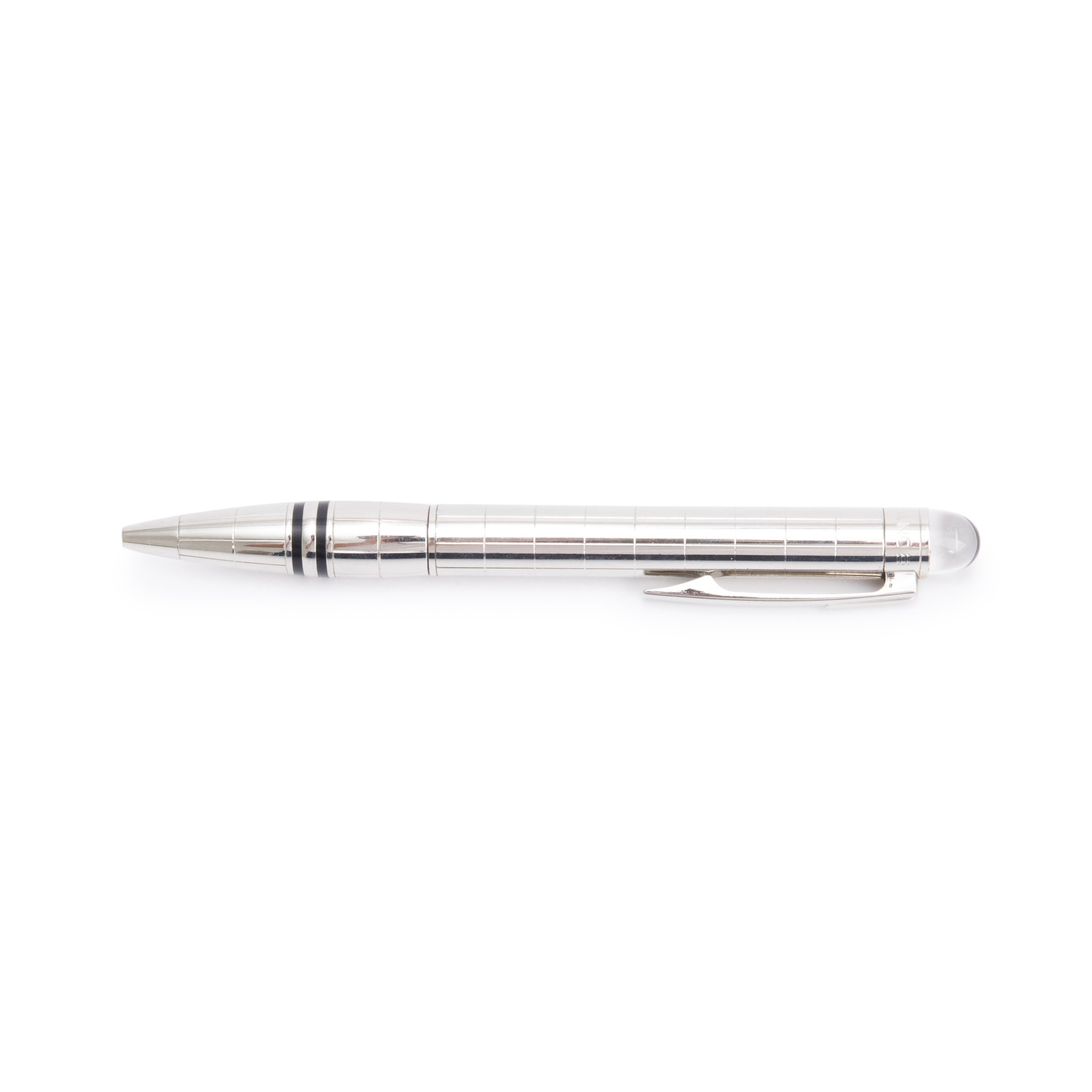 Montblanc Platinum Coated StarWalker Grid Ballpoint Pen