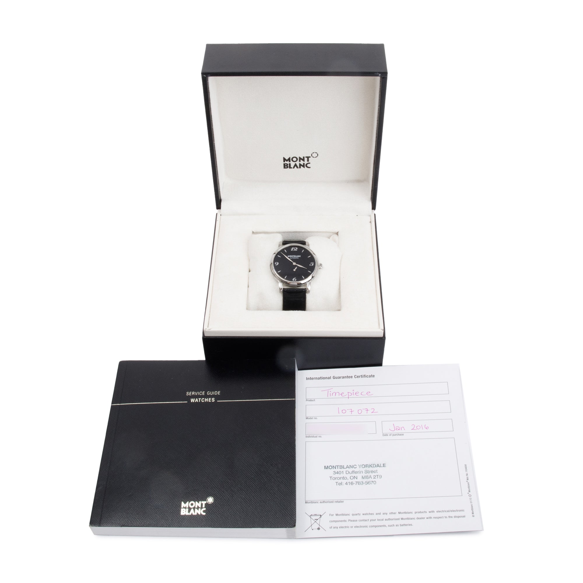 Montblanc Stainless Steel Star Classique 39 MM Automatic Watch w/ Box & Papers