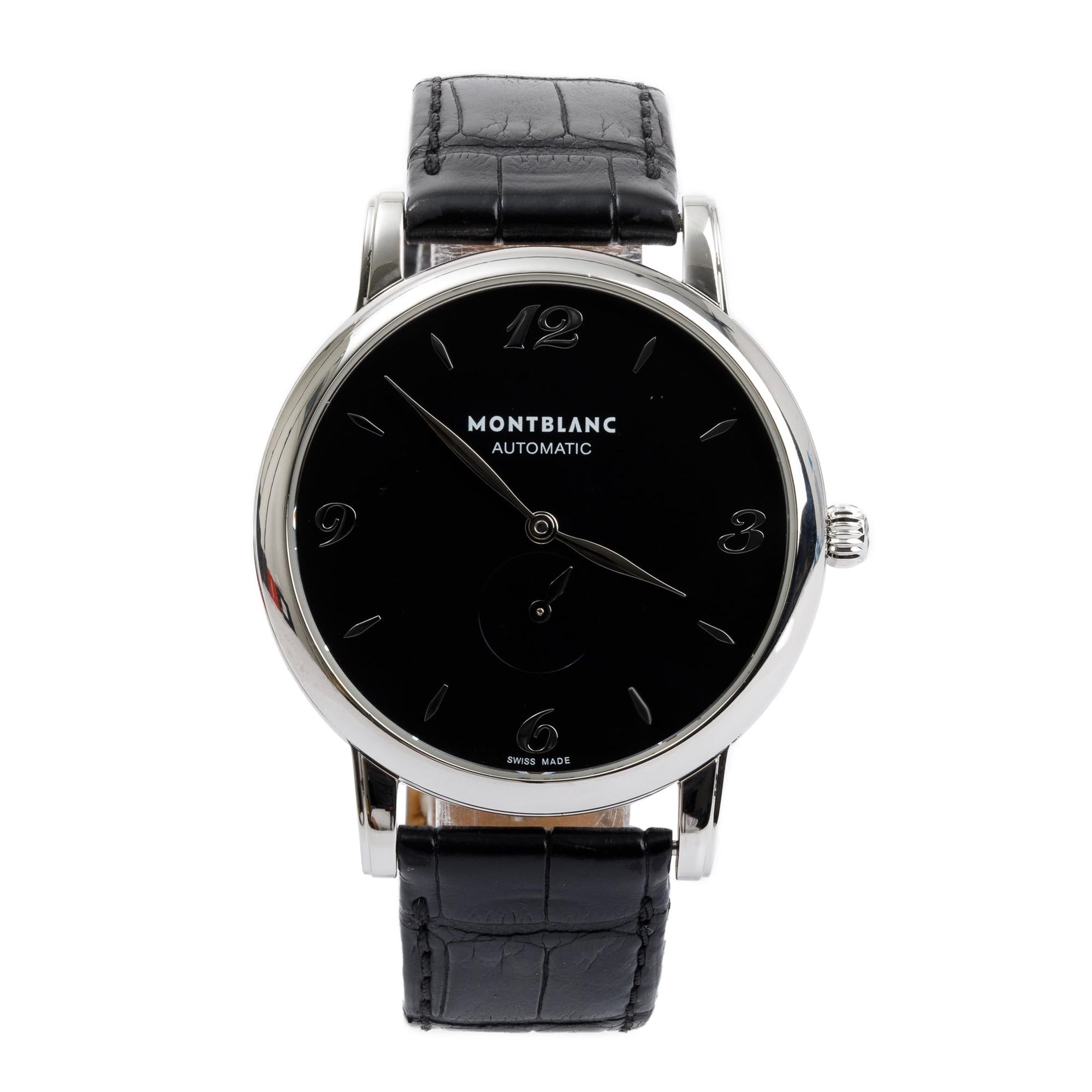 Montblanc Stainless Steel Star Classique 39 MM Automatic Watch w/ Box & Papers