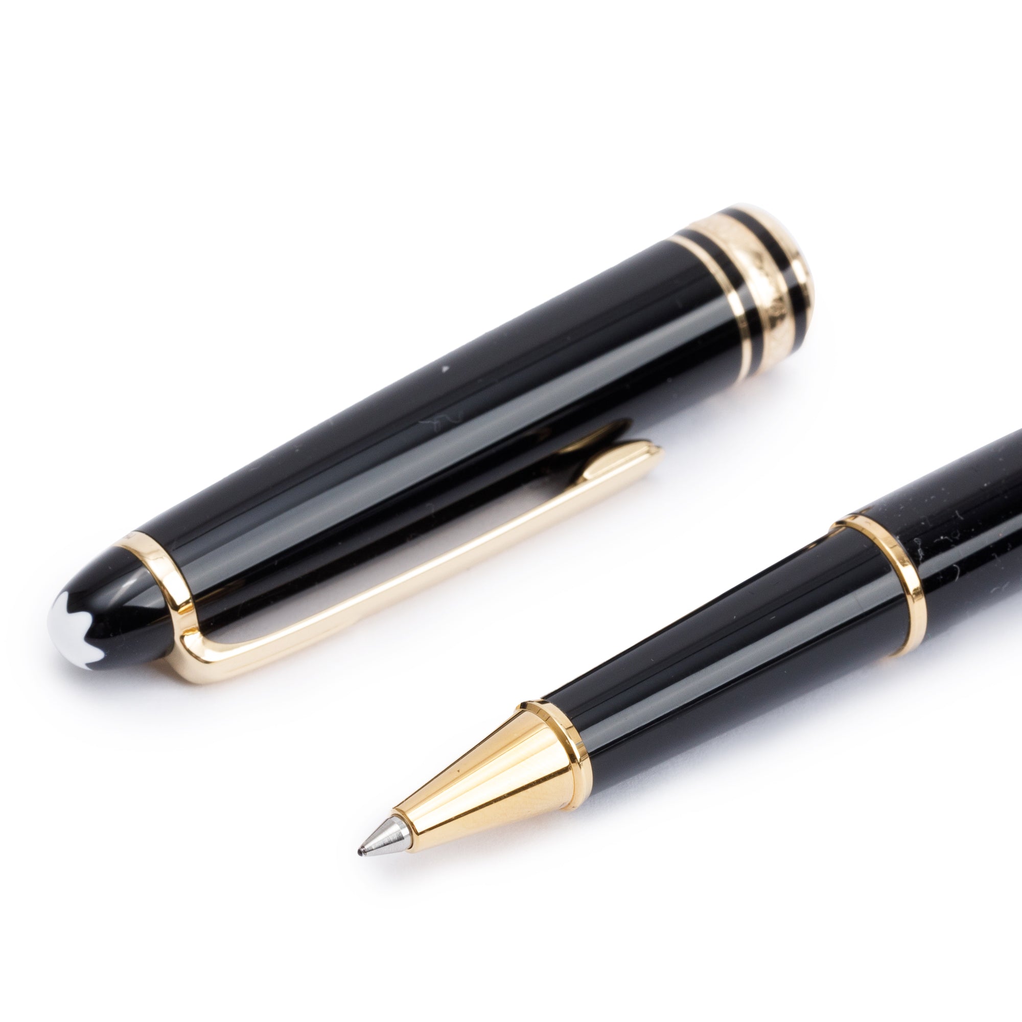 Montblanc Yellow Gold Coated Meisterstuck Rollerball Pen w/ Box