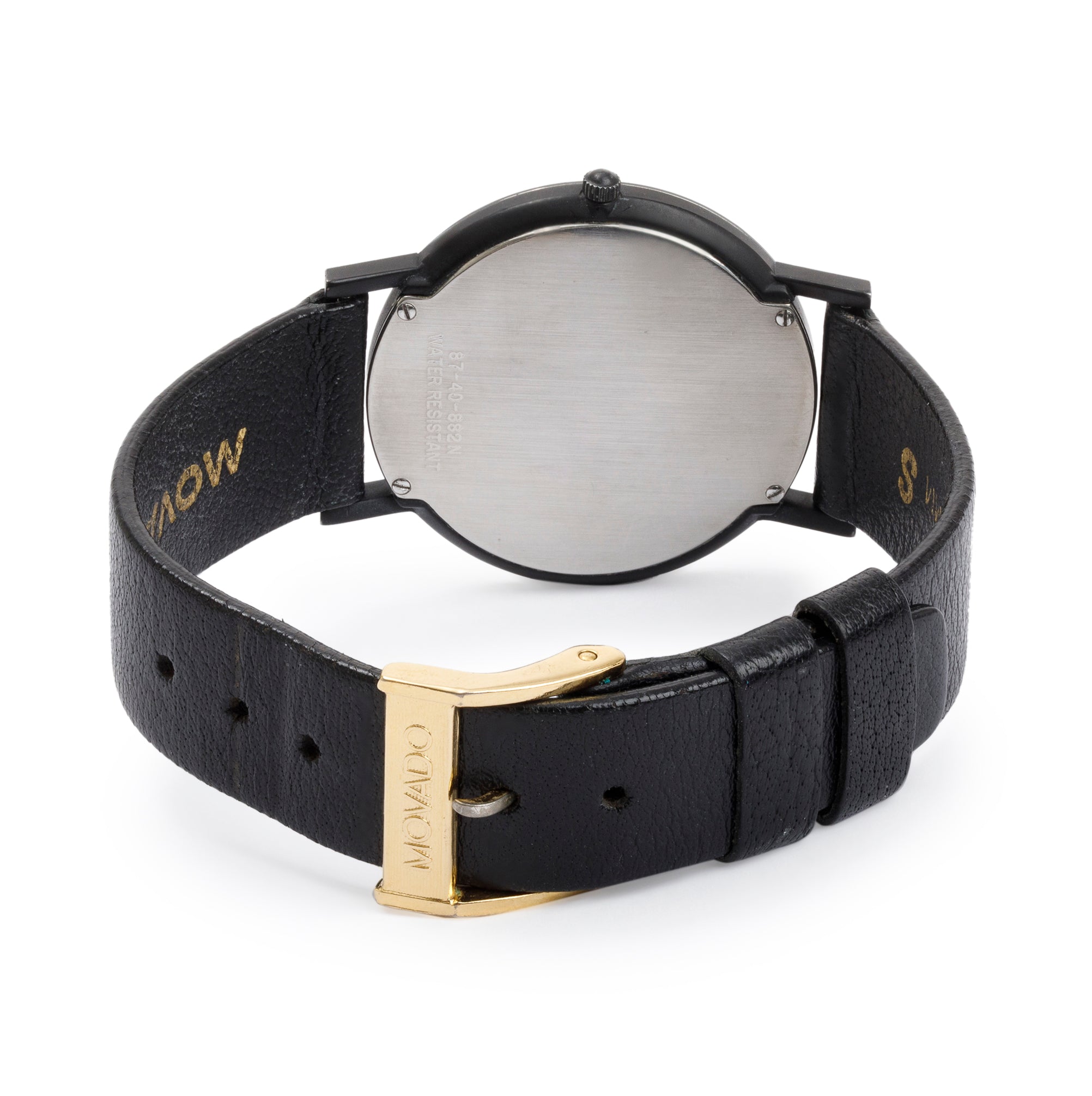 Movado Black PVD & Stainless Steel Museum Ultra Slim 30 MM Watch