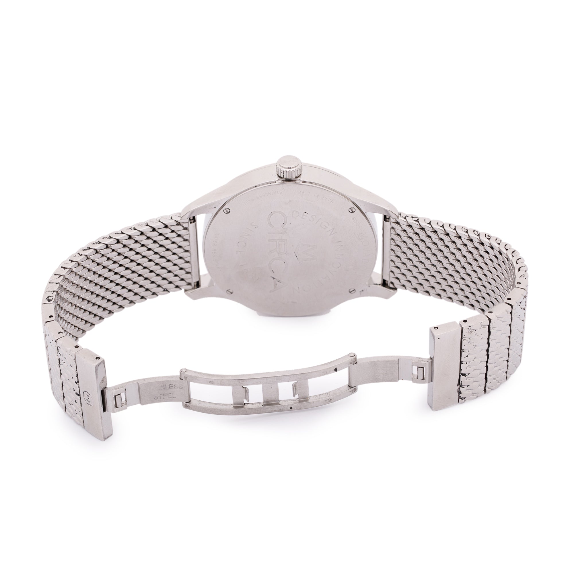 Movado Circa 40 MM Quartz Watch w/ Box & Papers