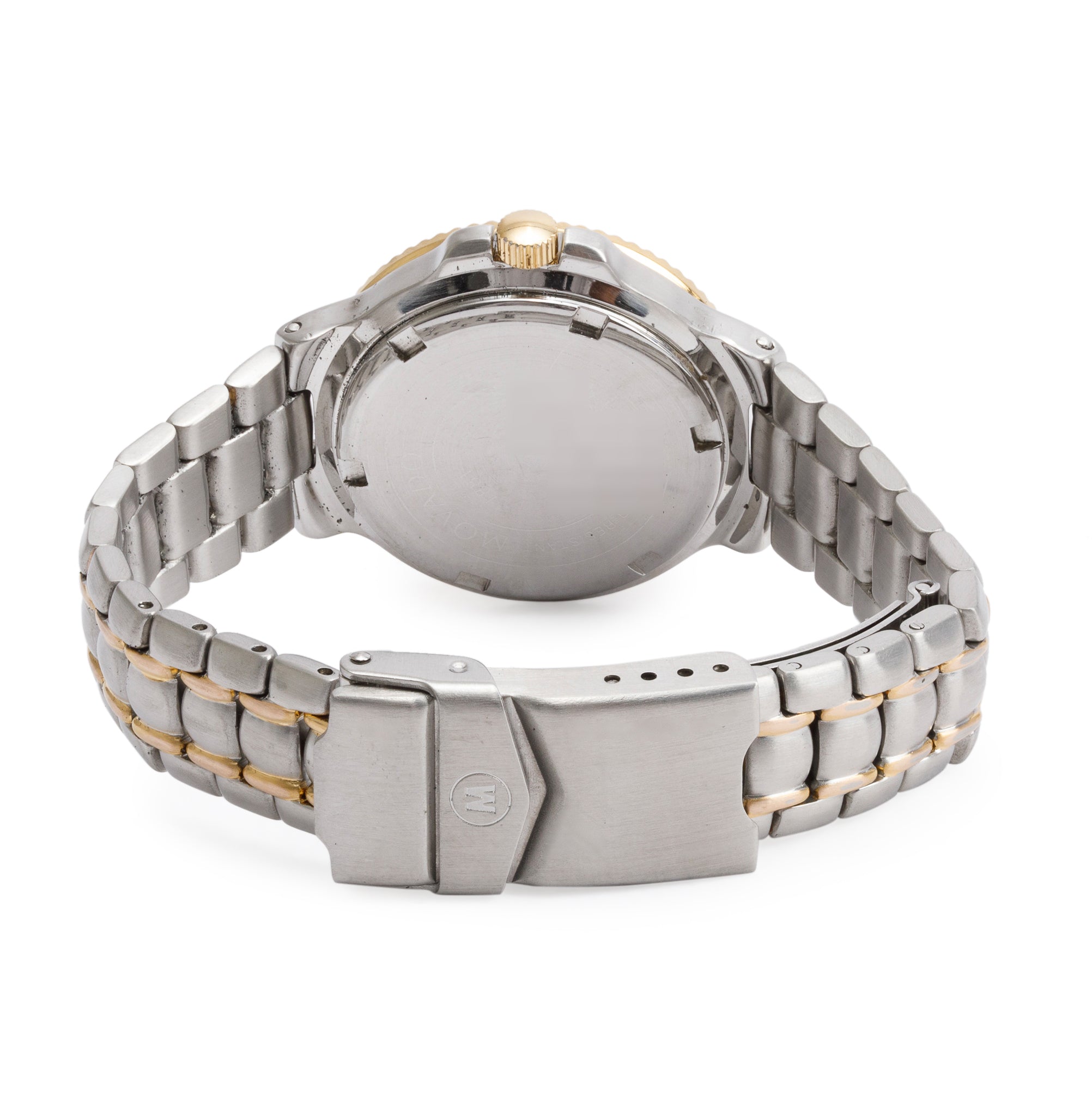 Movado Gold-Plated & Stainless Steel Diver 28 MM Ladies Quartz Watch