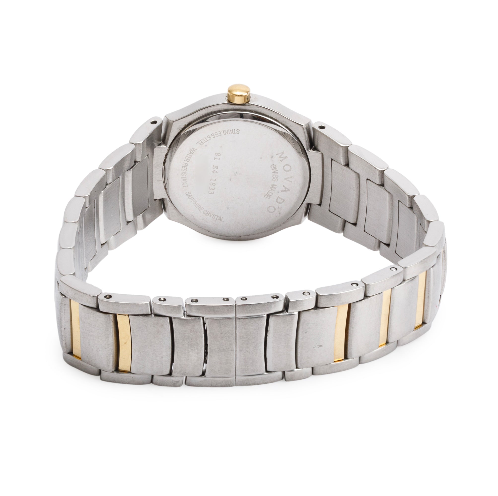 Movado Gold-Plated & Stainless Steel Museum 25 MM Quartz Watch