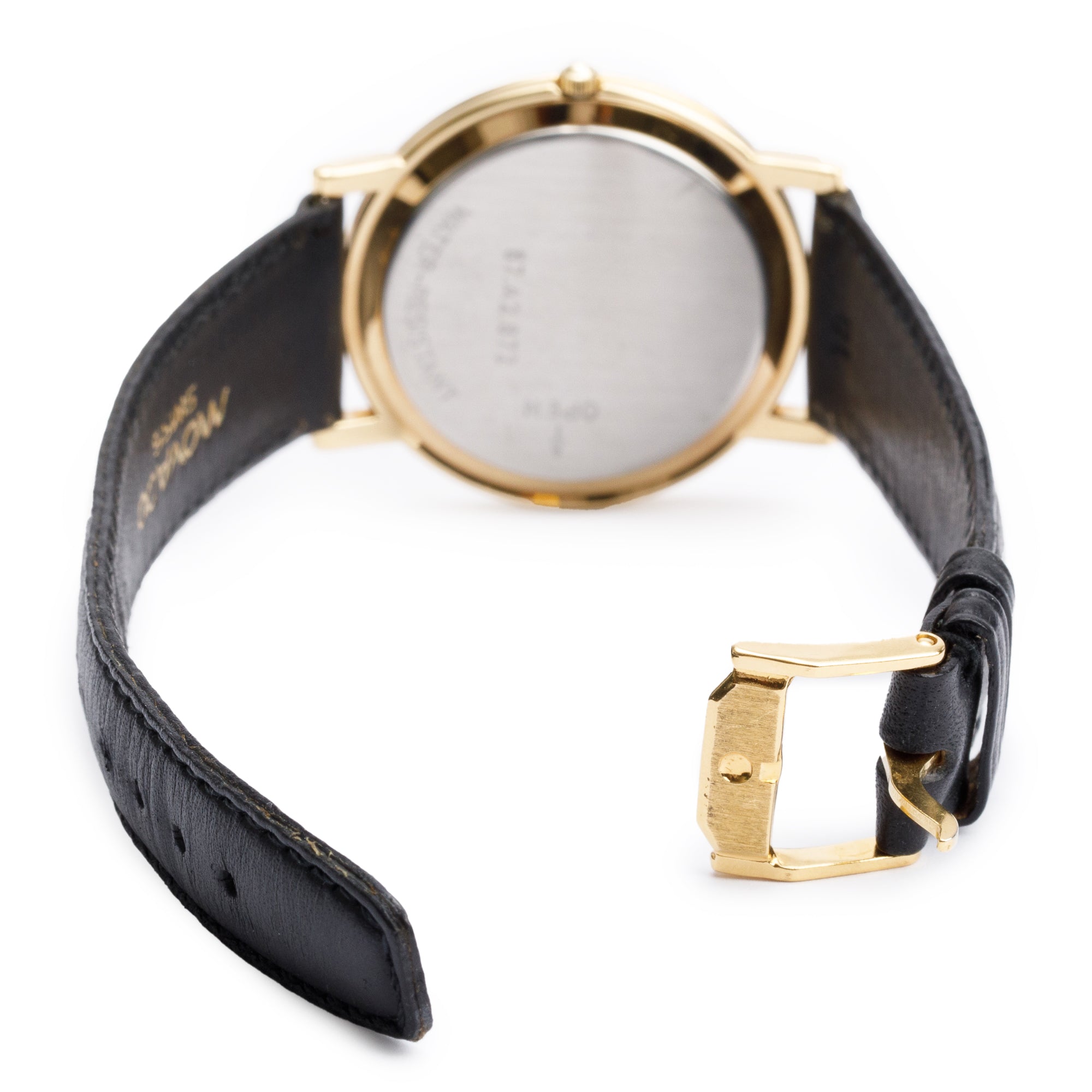 Movado Gold Plated Stainless Steel Museum 34 MM Quartz Watch