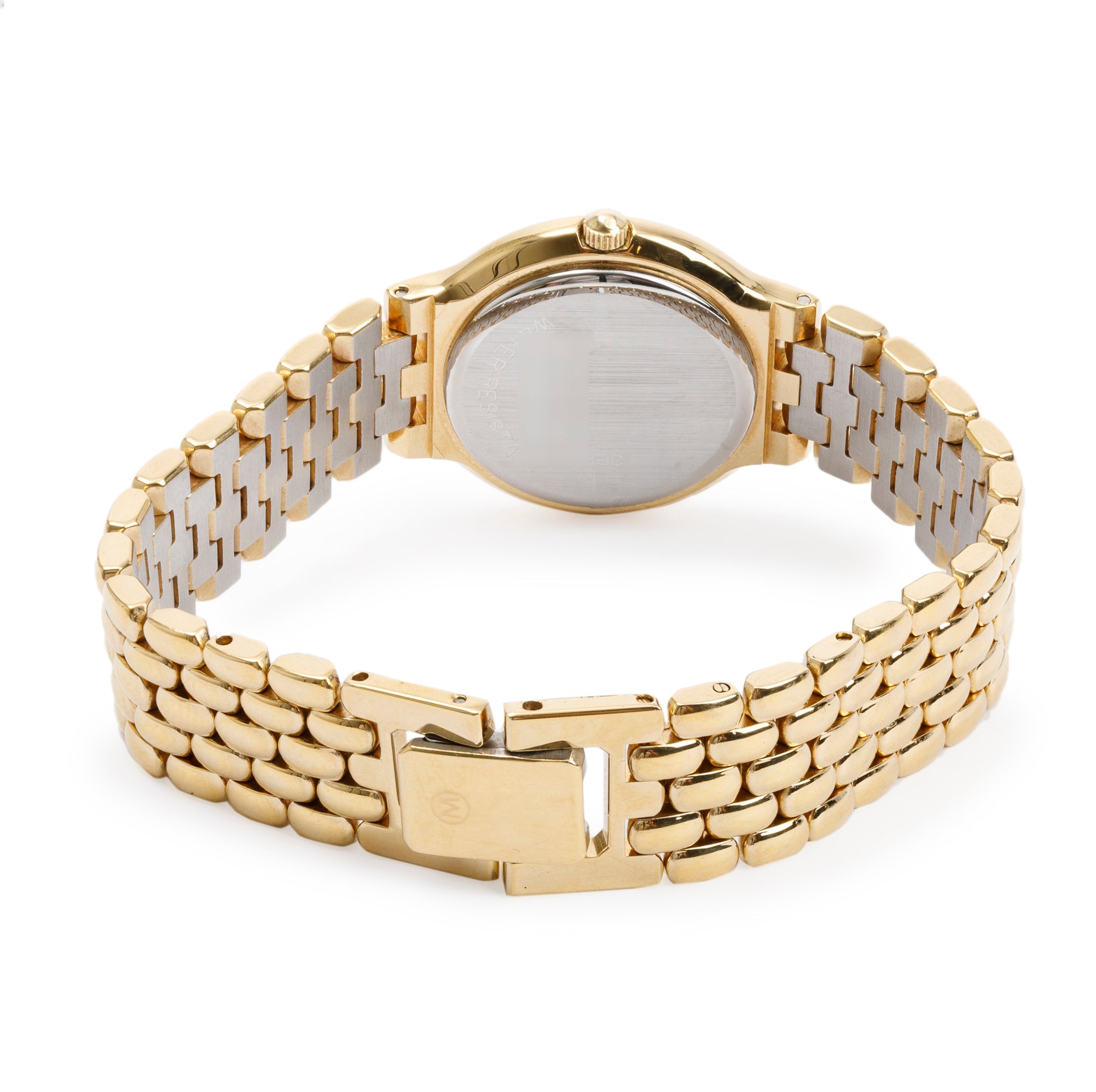 Movado Gold Plated Stainless Steel Museum Classic 25 MM Watch w/ Box