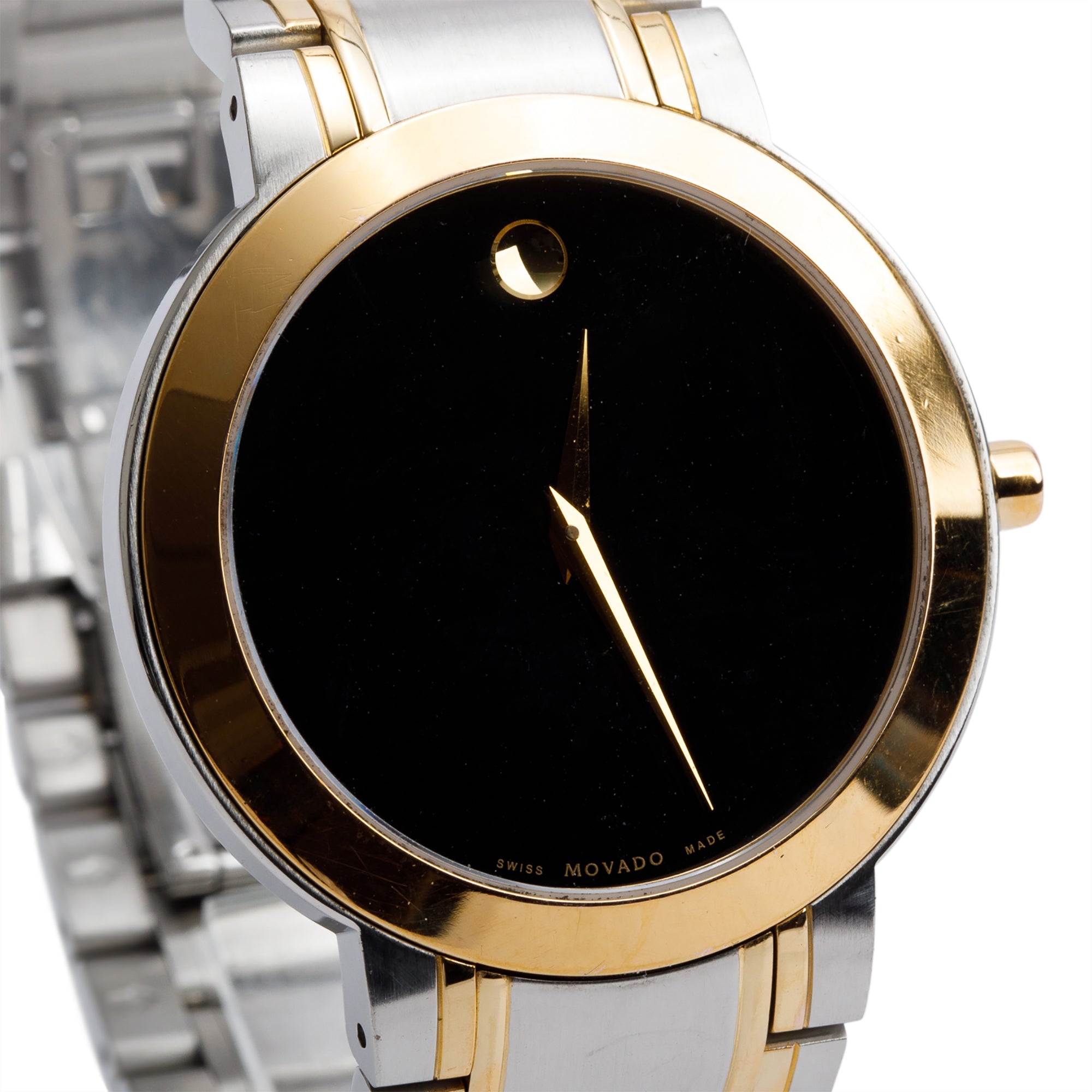 Movado Gold-Plated & Stainless Steel Stiri 40 MM Quartz Watch