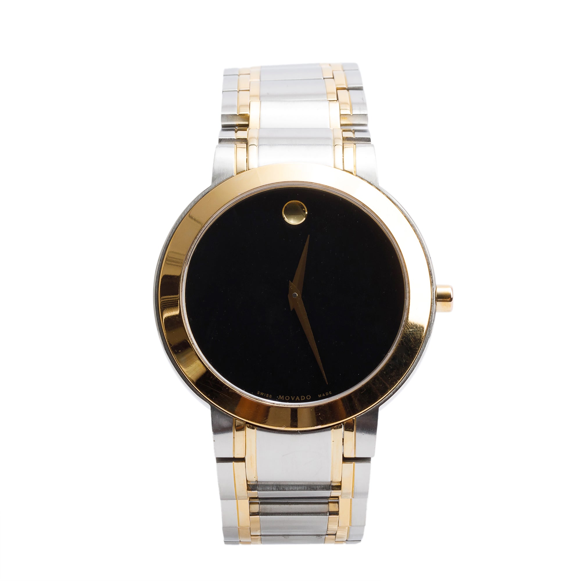 Movado Gold-Plated & Stainless Steel Stiri 40 MM Quartz Watch