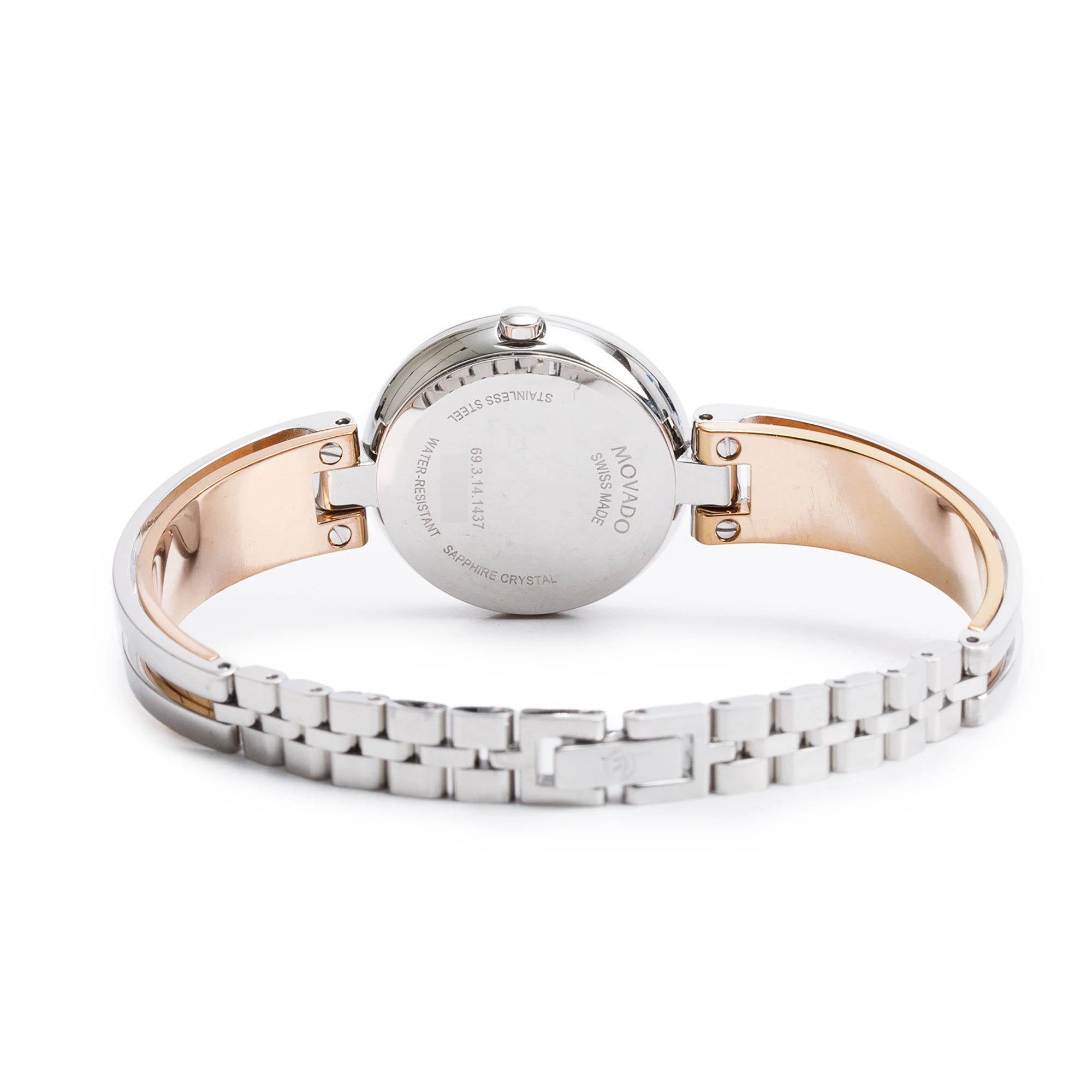 Movado Rose Gold-Plated & Stainless Steel Aleena 27 MM Quartz Watch