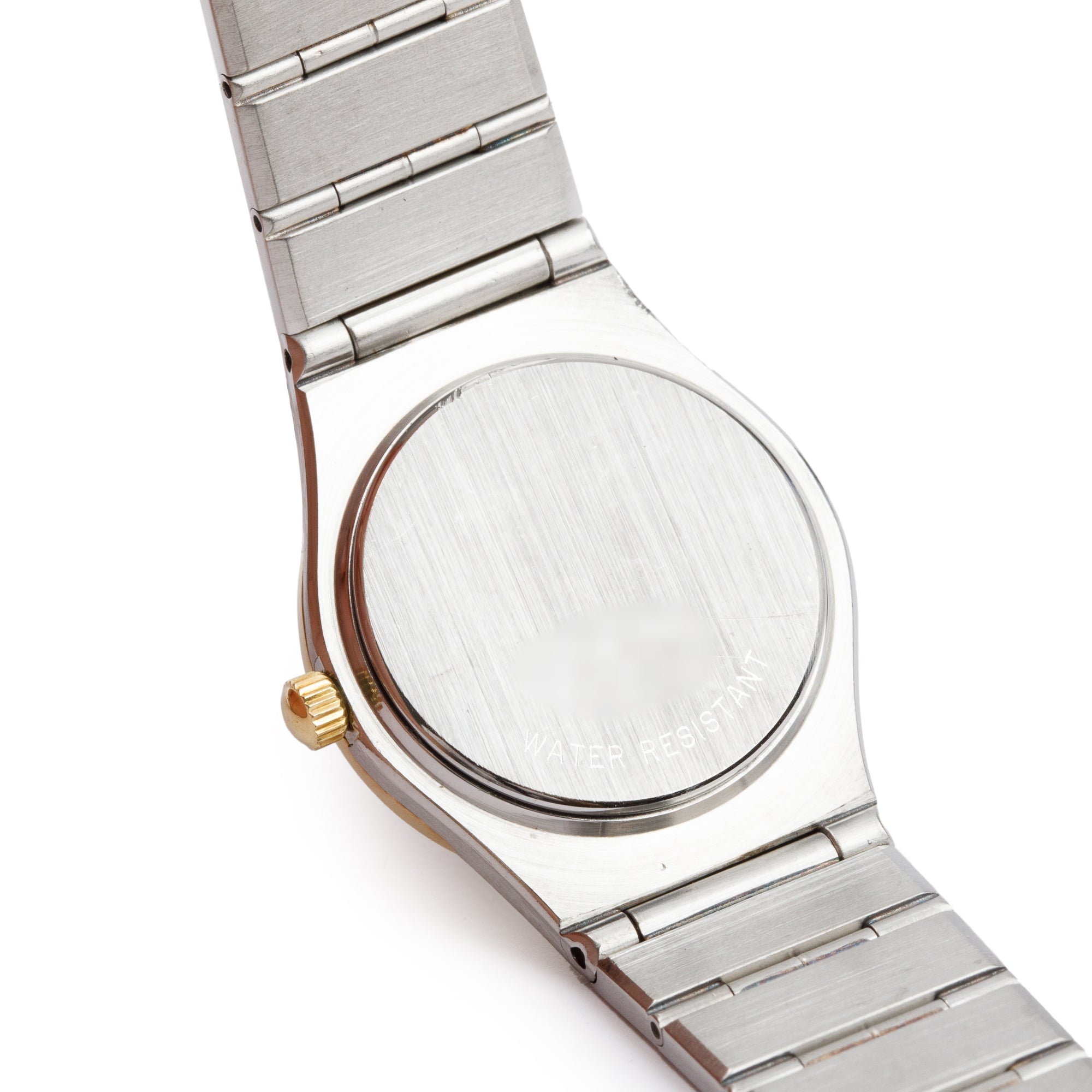 Movado Stainless Steel & 14k Yellow Gold Diamond Bezel Museum 23 MM Watch w/ Box